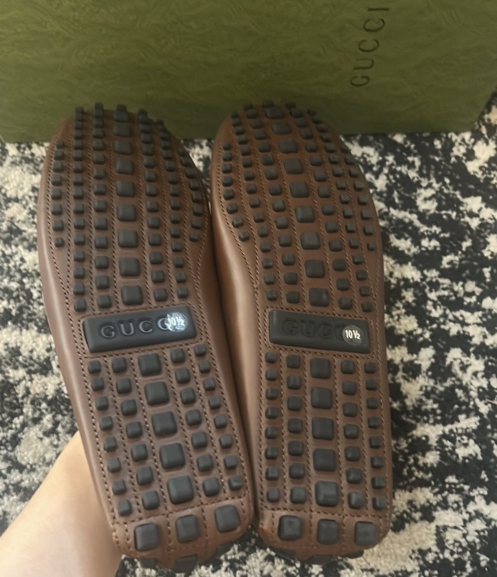 Gucci Gucci GG Logo Interlocking G Driving Loafer Size US 10.5 / EU 43-44 - 5 Thumbnail