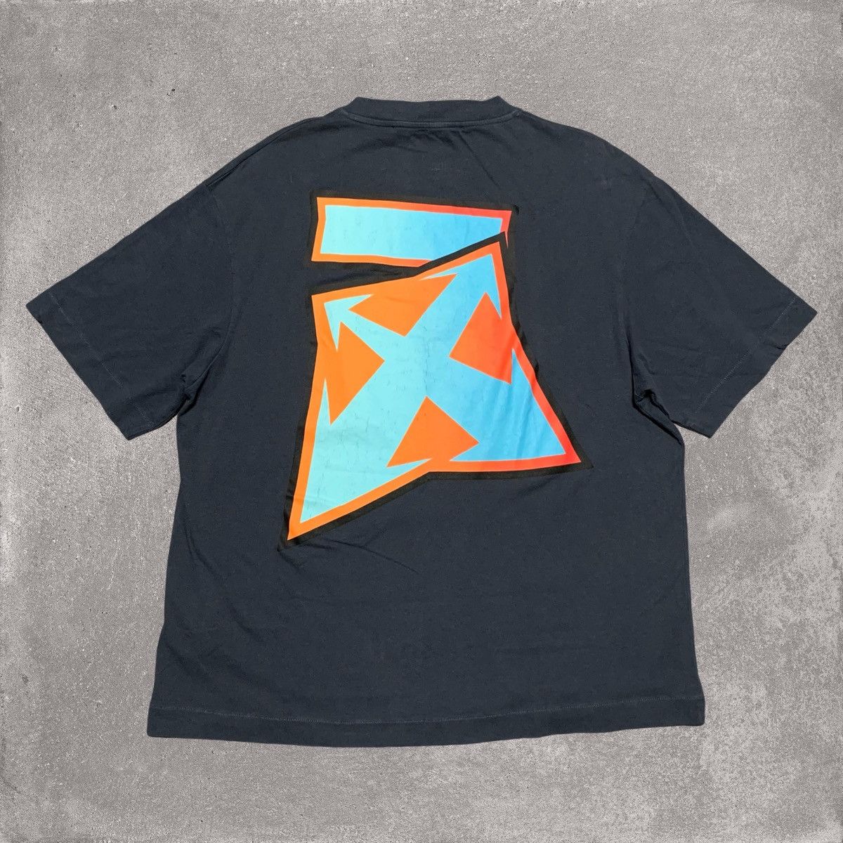 Off-White Off White Medium Lighting Arrows Blue Tee Virgil Abloh Size US M / EU 48-50 / 2 - 1 Thumbnail