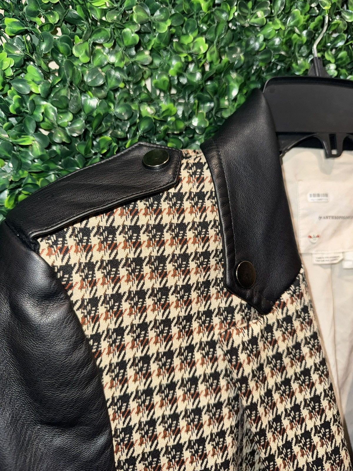 Other Anthropologie houndstooth/tweed body blazer. Size S Size US S / EU 44-46 / 1 - 10 Thumbnail