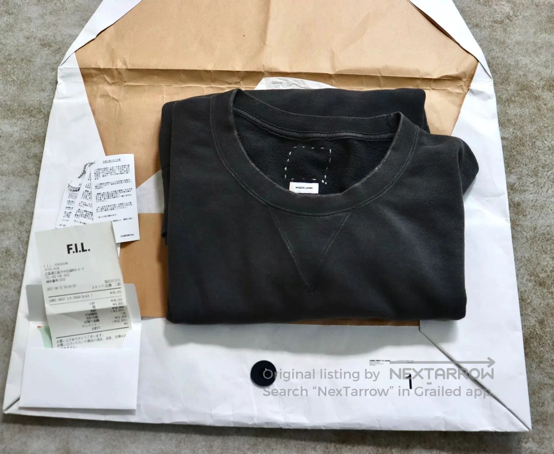 Visvim Visvim Jumbo Sweat 3/4 Sleeve Hoodie. Size US S / EU 44-46 / 1 - 4 Thumbnail