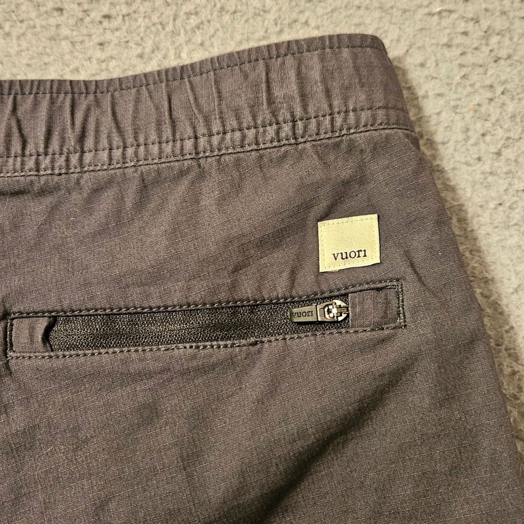 Vuori Vuori Ripstop Climber Pants Mens Grey Elastic Waist Drawstring V412 Size Small Size US 28 / EU 44 - 3 Thumbnail