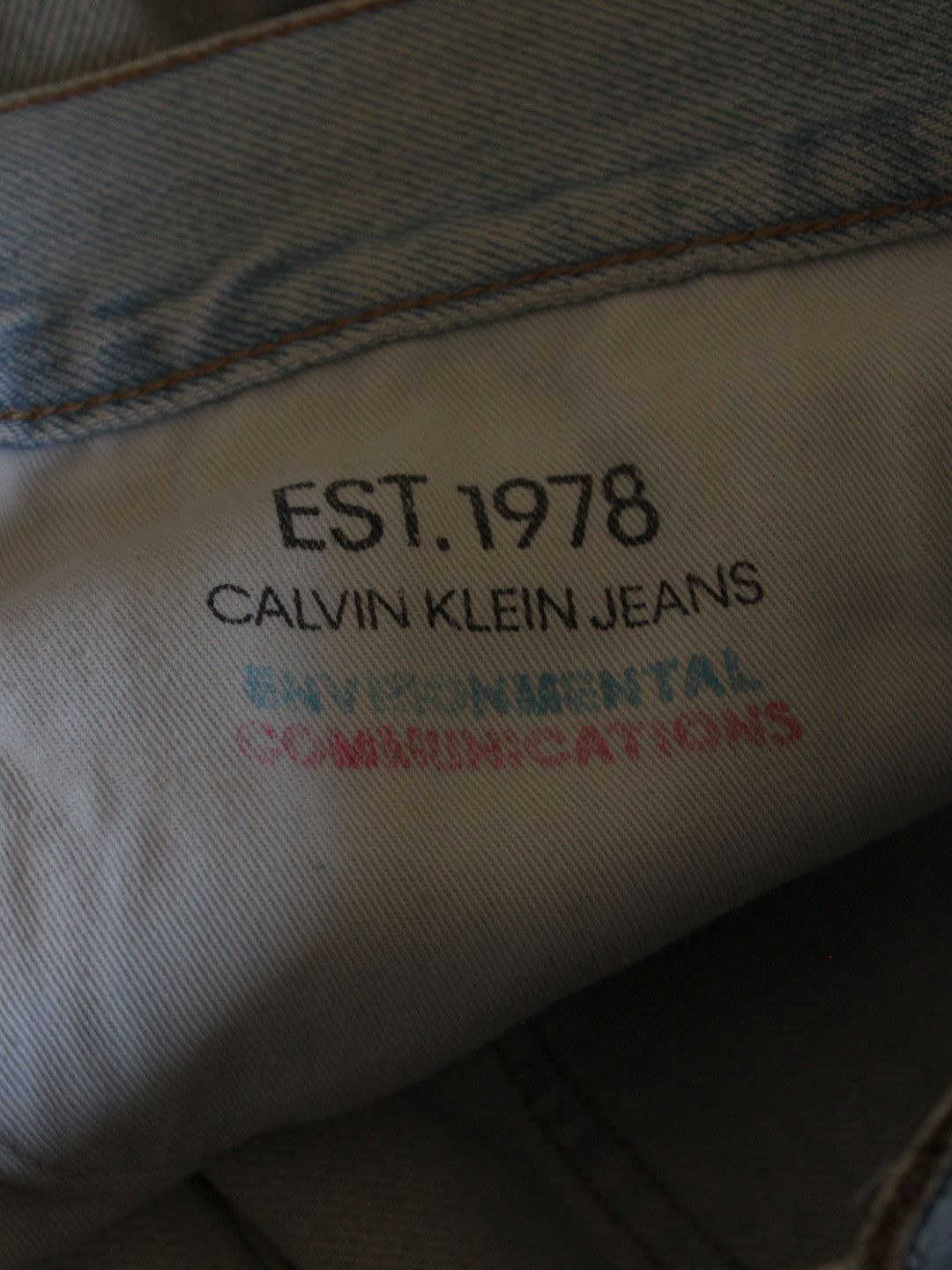 Calvin Klein 205W39NYC Raf Simons Digital Print Baggy Jeans Size US 34 / EU 50 - 8 Thumbnail