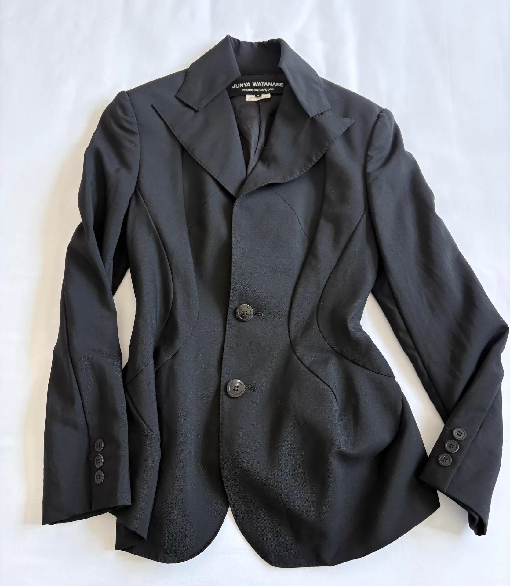 Junya Watanabe Junya Watanabe Deconstructed Irregular Vintage Blazer S Size S / US 4 / IT 40 - 2 Thumbnail