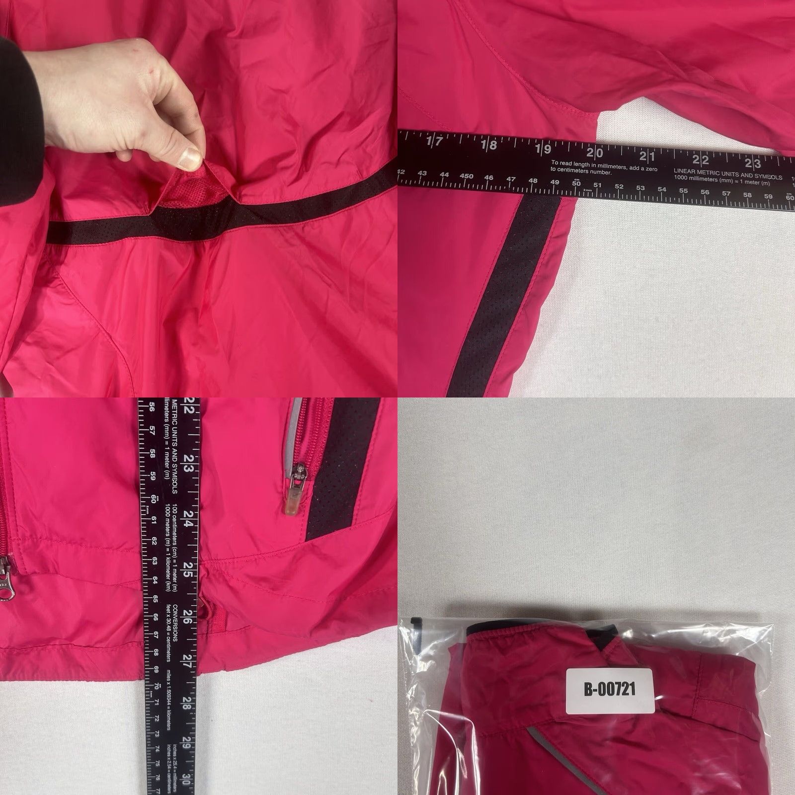 Nike Nike Windbreaker Jacket Womens M Pink Lightweight Full Zip Packable Size M / US 6-8 / IT 42-44 - 9 Thumbnail