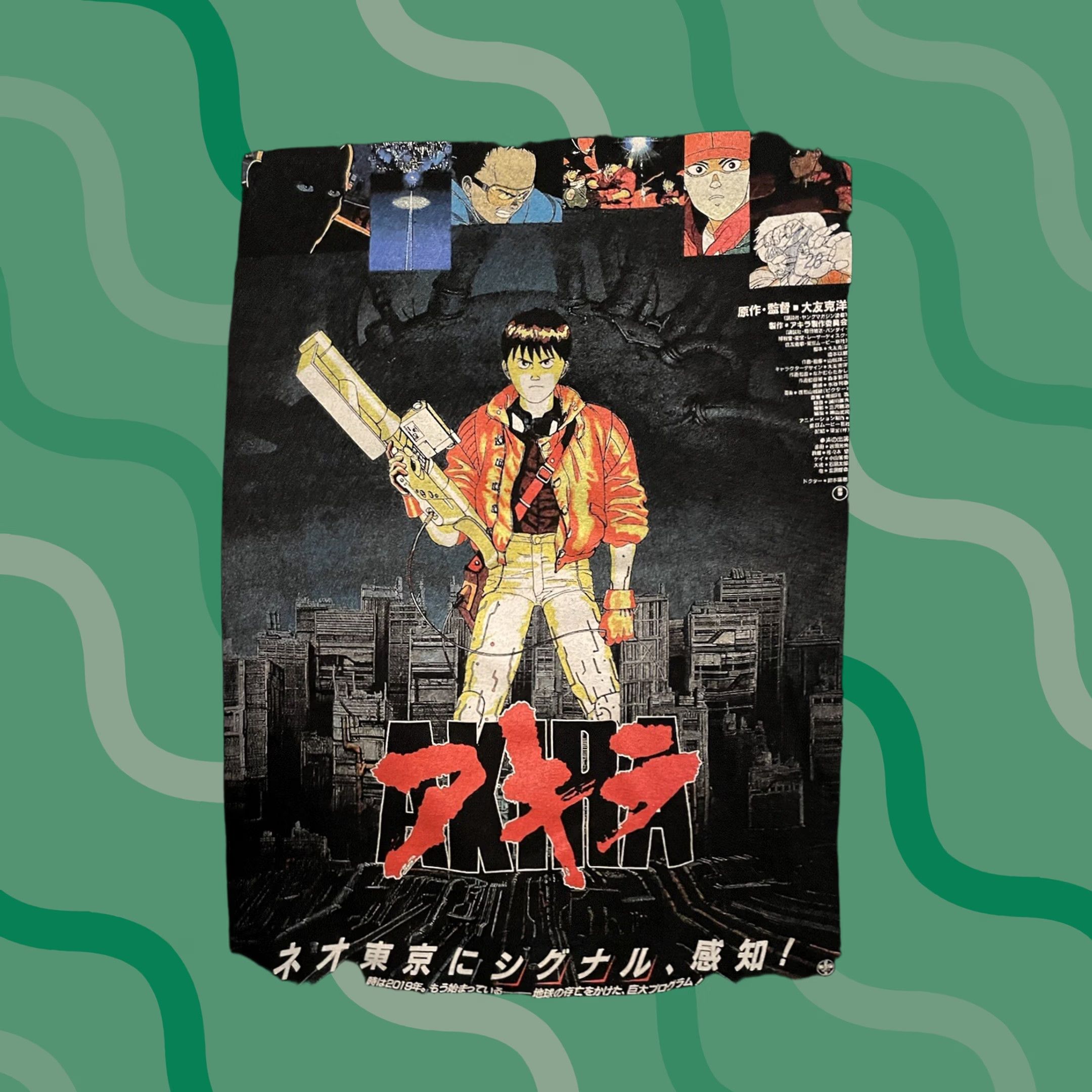 Gildan Akira T-Shirt Kaneda Neo-Tokyo Black Size S Anime Gildan Regular Short Sleeve Cotton Mens Graphic Print Shirt 25” 17” Pit to Pit Size US S / EU 44-46 / 1 - 1 Thumbnail