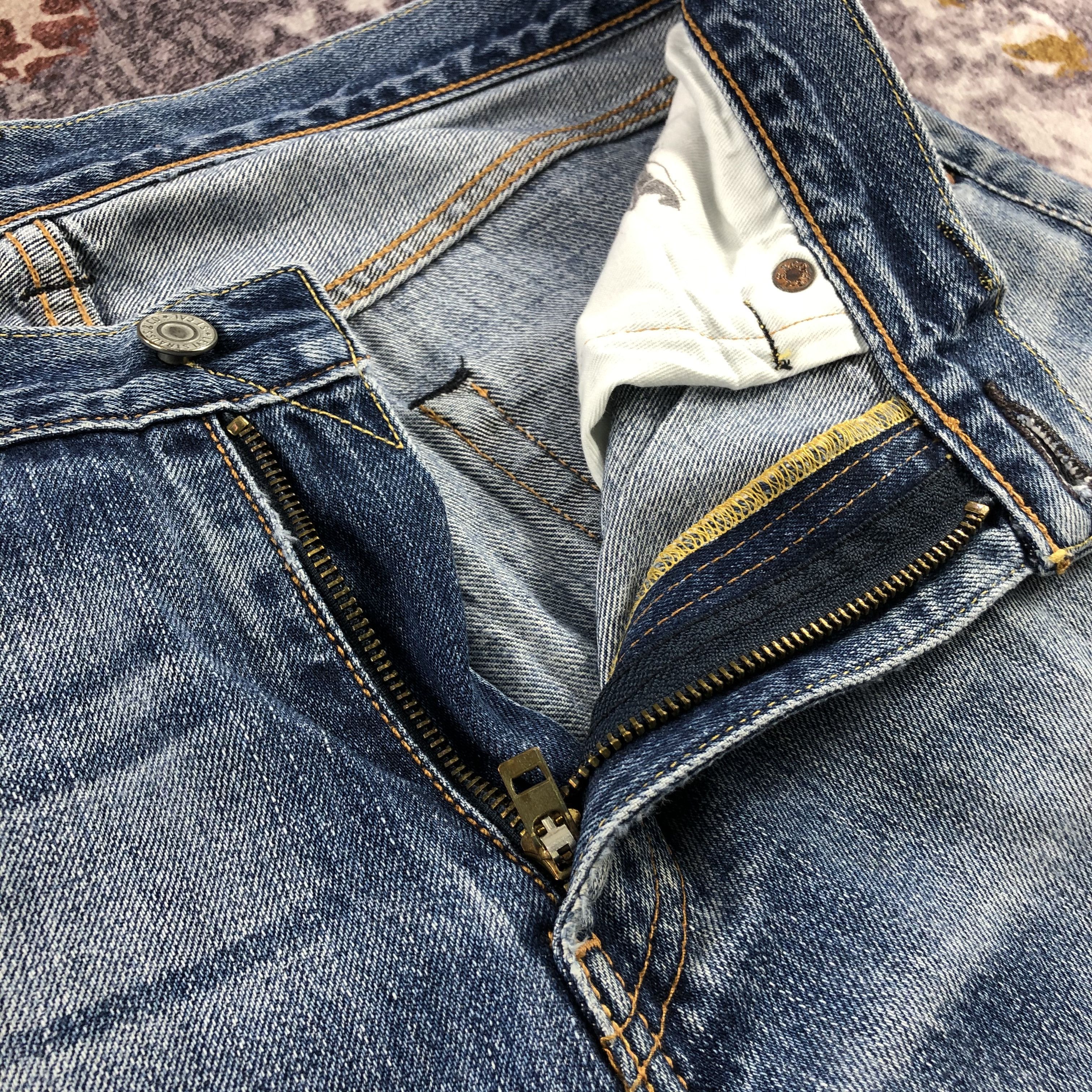 Levi's Vintage Blue Wash Levis 503 Jeans-JM2815 Size US 34 / EU 50 - 11 Thumbnail