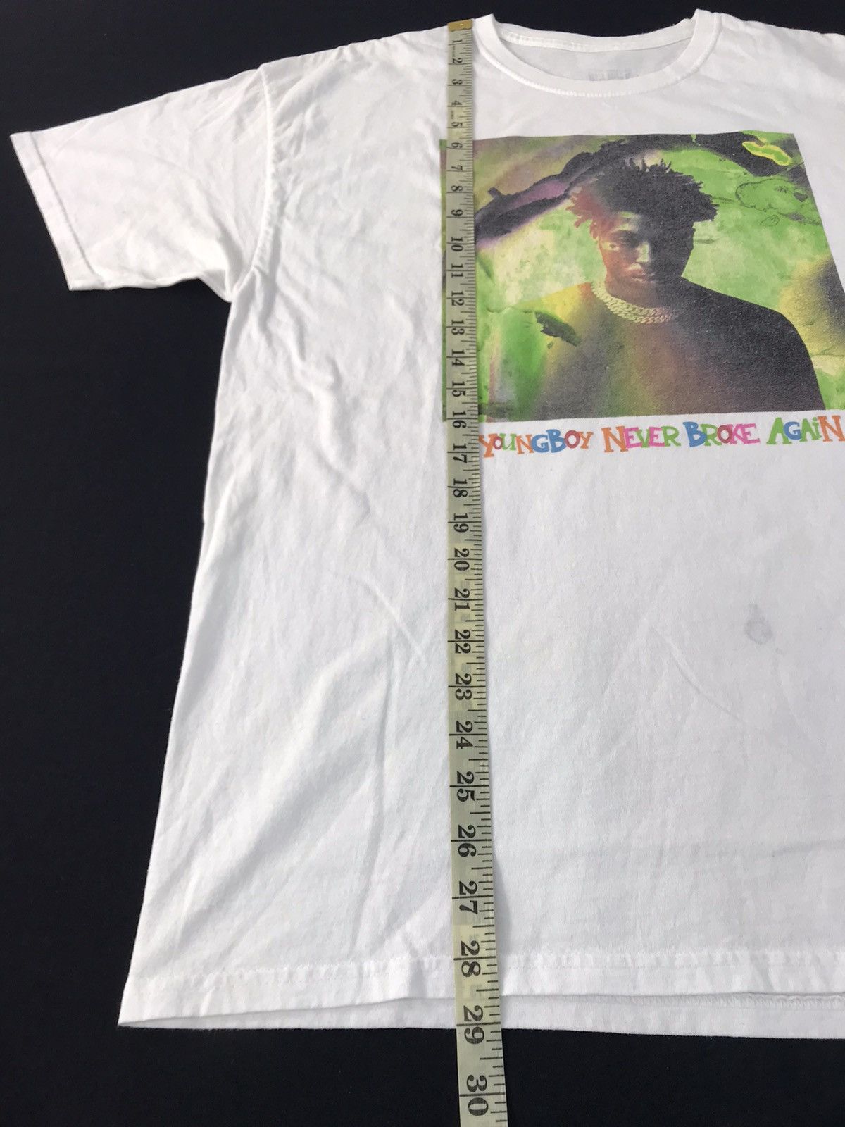 Rap Tees NBA Youngboy Never Broke Again American Rapper Box Logo Size US L / EU 52-54 / 3 - 7 Thumbnail