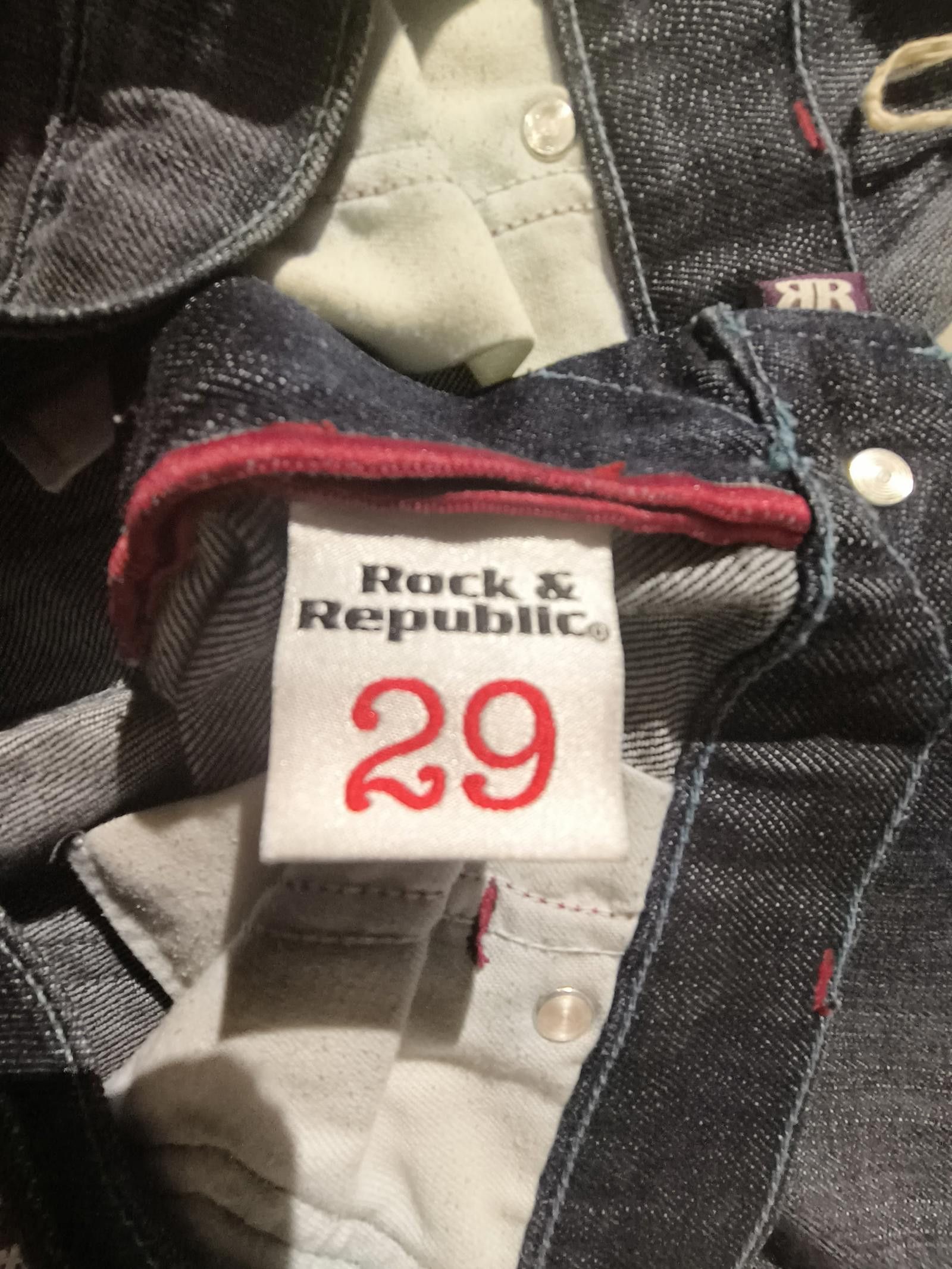 Rock & Republic Vintage Rock & Republic Women's Black Bootcut Jeans Size 29 Size 30" / US 8 / IT 44 - 10 Thumbnail