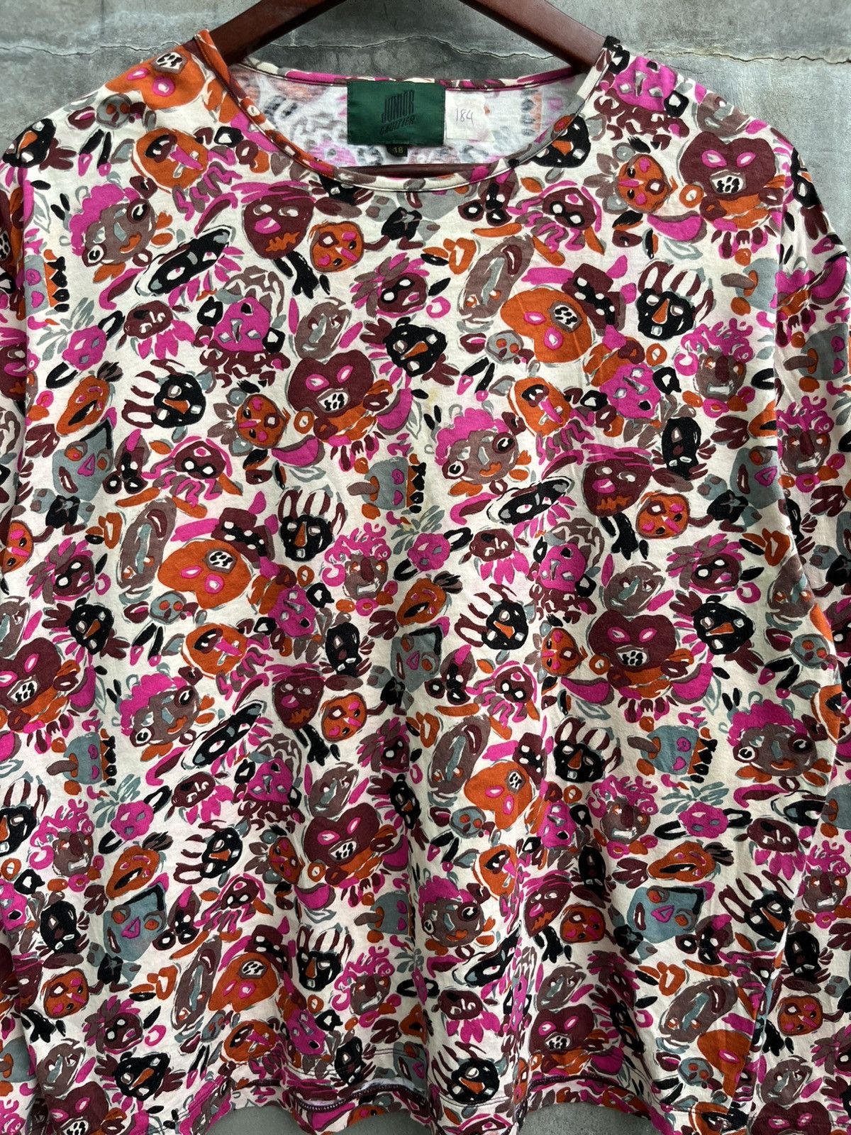 Jean Paul Gaultier Face Print Collage Top Size XL / US 12-14 / IT 48-50 - 4 Thumbnail