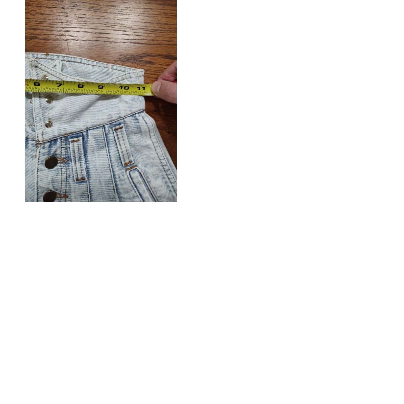 Vintage VINTAGE Buzios No Problem Jeans Women 26 Denim High Rise Light Wash 80s 90s Paperbag Theme Boys/Girls? Size 26" / US 2 / IT 38 - 10 Thumbnail