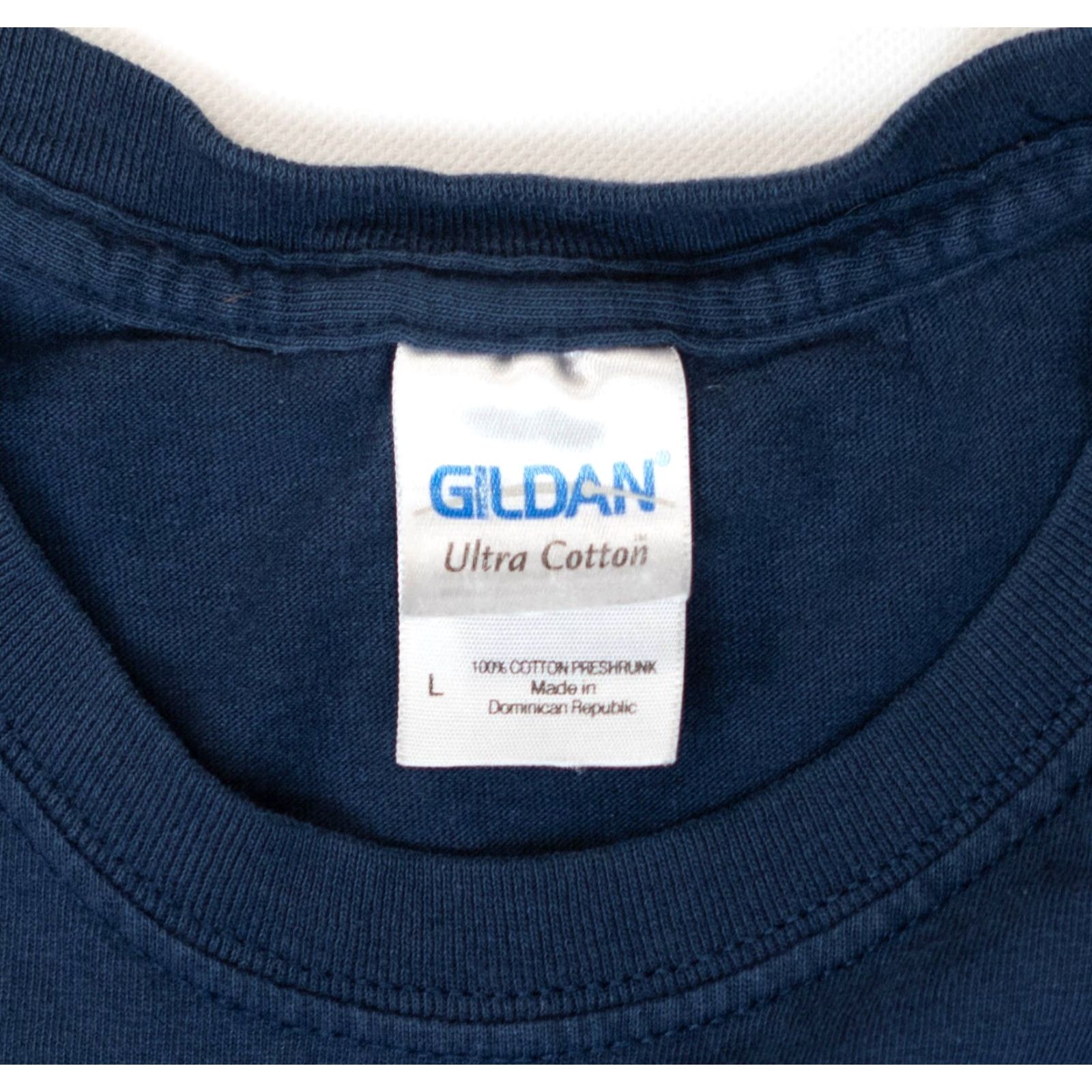 Gildan VINTAGE T-Shirt Mens L Blue Power Beam Tube Logo 90s Art Parody Gildan Cotton 2000s Mens Size US L / EU 52-54 / 3 - 4 Thumbnail