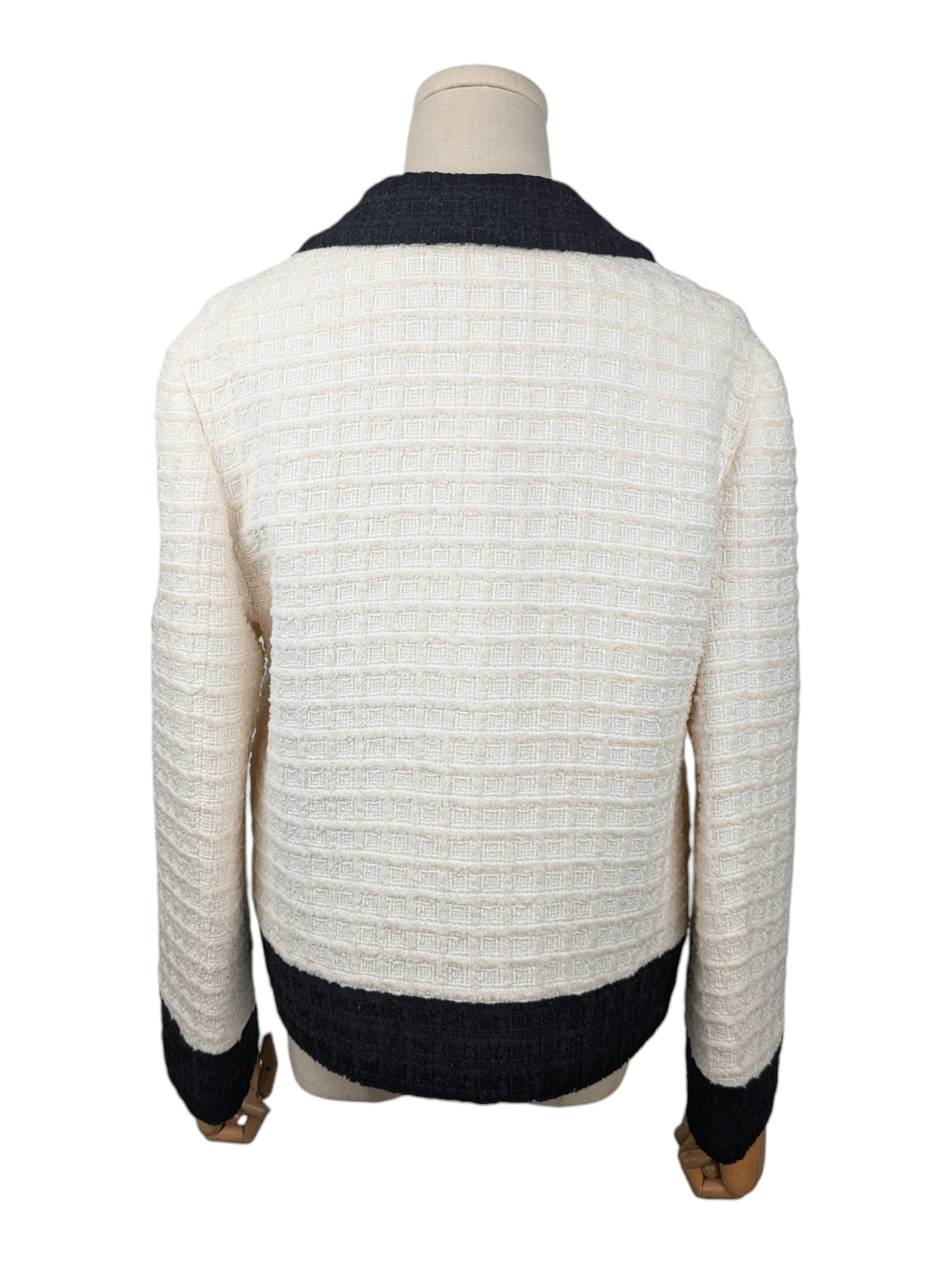 Gucci Gucci Black And White Tweed Jacket Size XS / US 0-2 / IT 36-38 - 2 Thumbnail