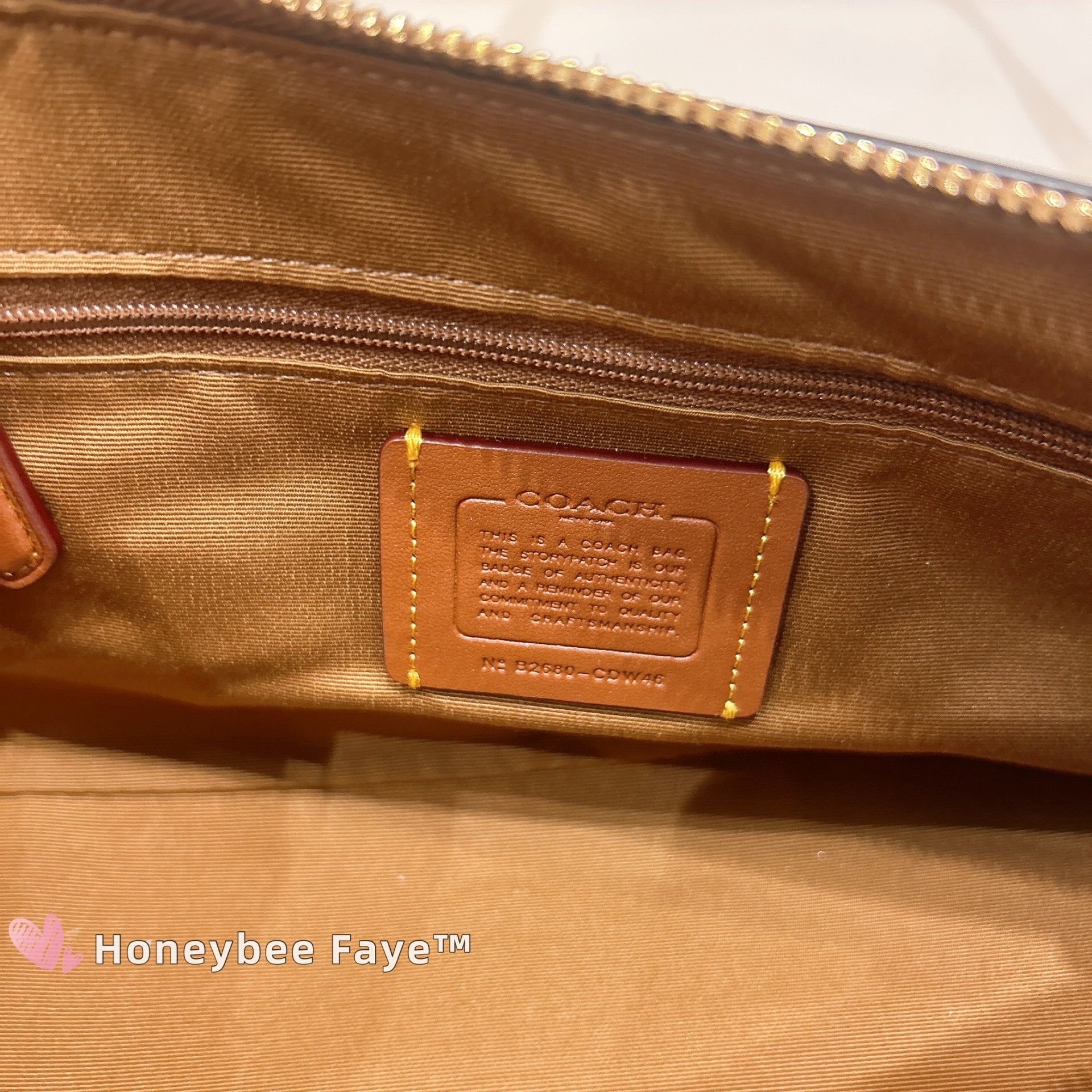 Coach Asher Shoulder Bag In Haircalf With Cow Print CDW46 Size ONE SIZE - 7 Thumbnail