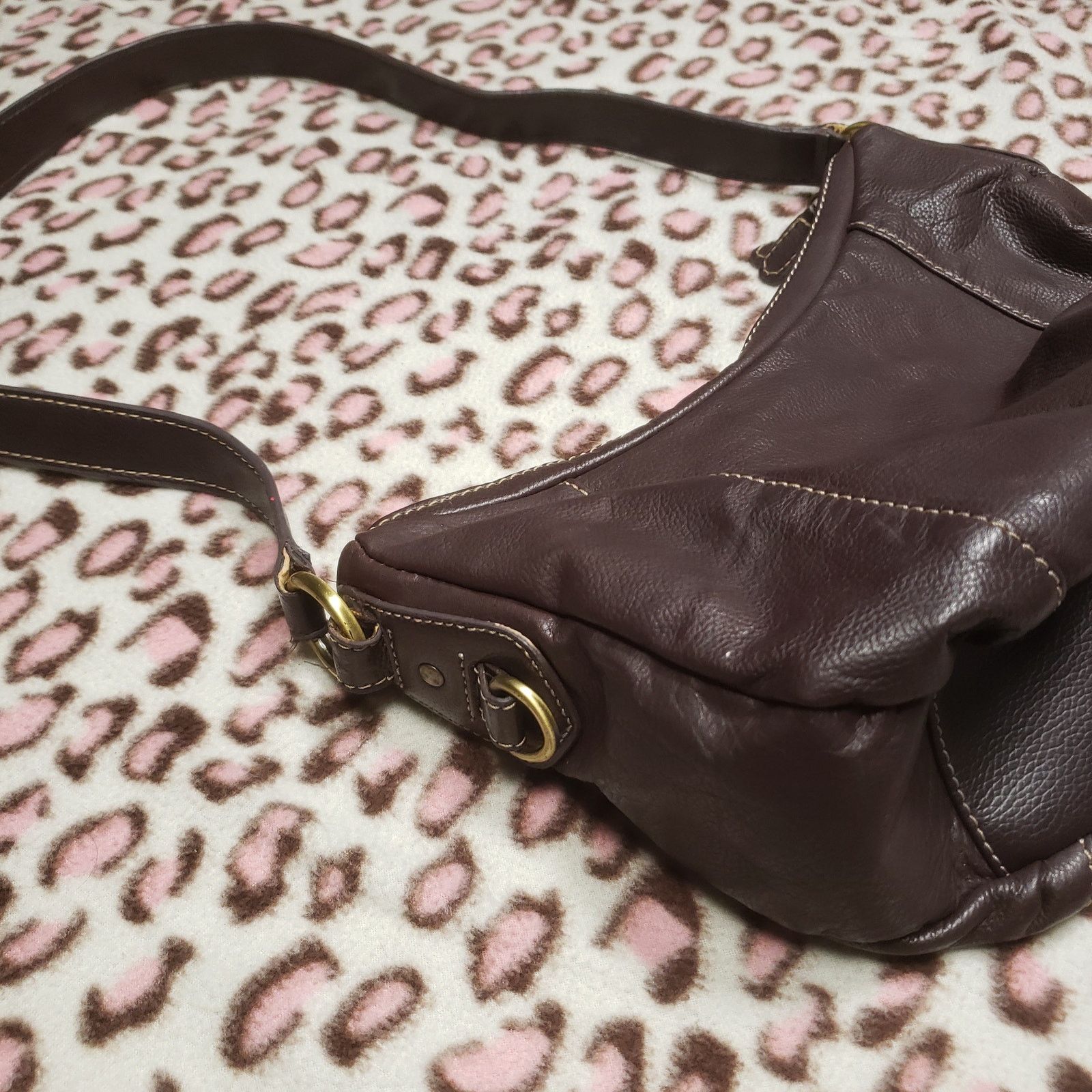 Croft & Barrow Vintage Croft & Barrow leather sling hand shoulder bag Size ONE SIZE - 8 Thumbnail