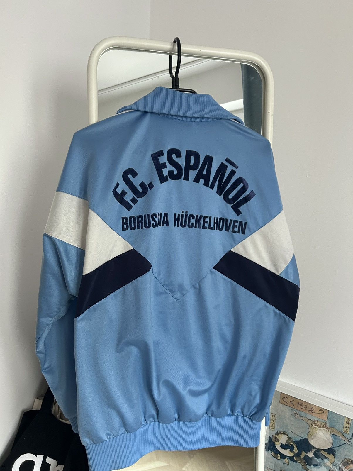 Adidas Adidas Vintage Tracksuit F.C. Espanol Jacket 90's Size US L / EU 52-54 / 3 - 9 Thumbnail
