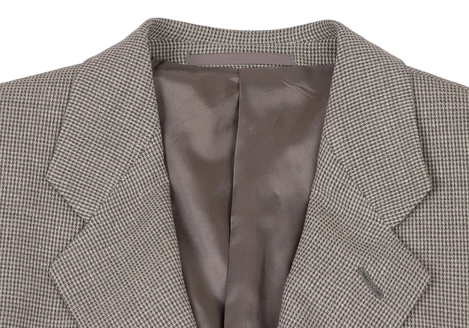 Armani Collezioni Silk Blend Wool Patterned Jacket in Gray Size 46 Size US XXS / EU 40 - 3 Thumbnail