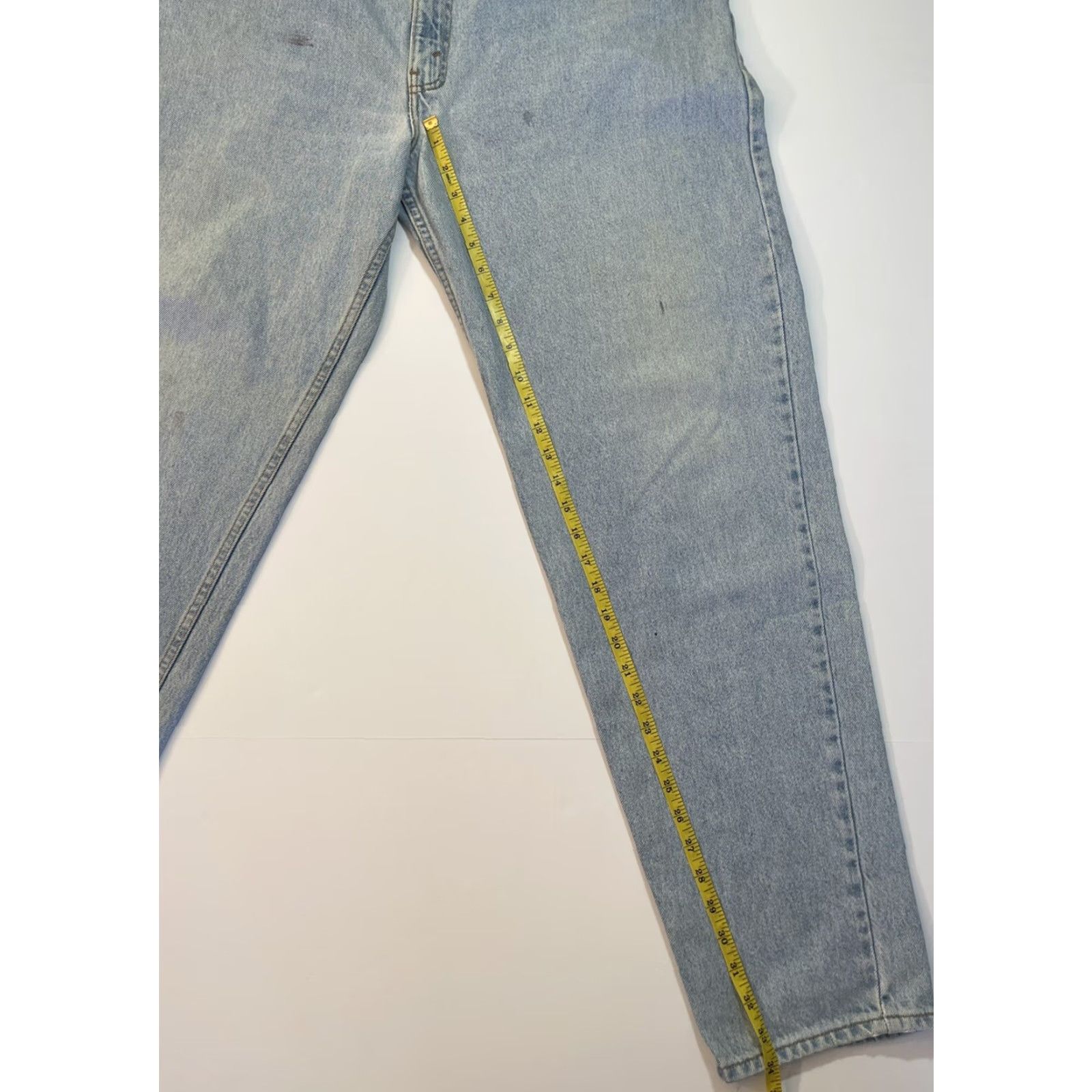 Levi's VINTAGE Levi's 550 Jeans Men Tapered 42x34 Blue 90s USA Orange Tab Relaxed Denim Size US 42 / EU 58 - 7 Thumbnail