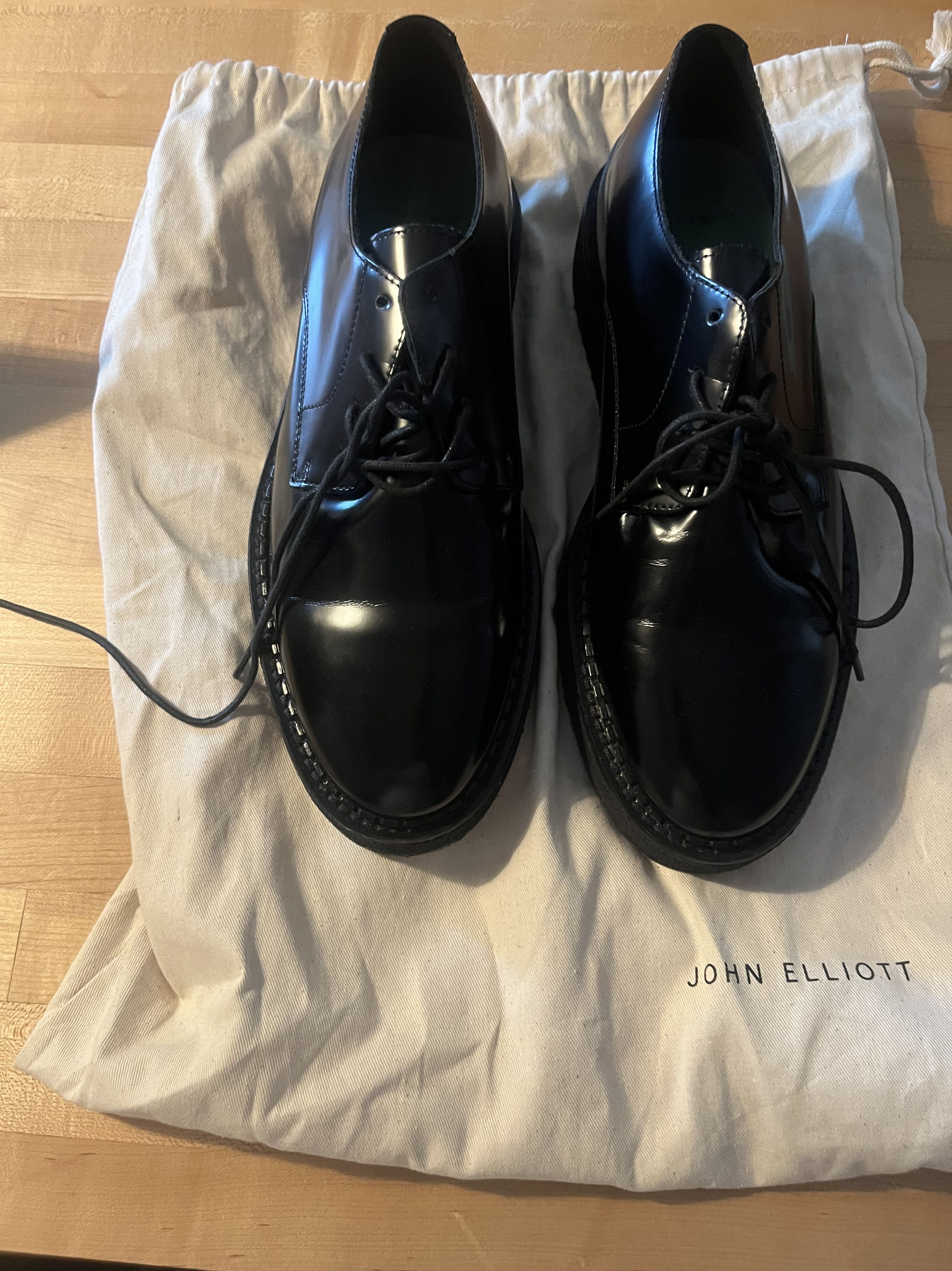 John Elliott John Elliott Creeper Derby, Black - 10.5 Size US 10.5 / EU 43-44 - 1 Thumbnail