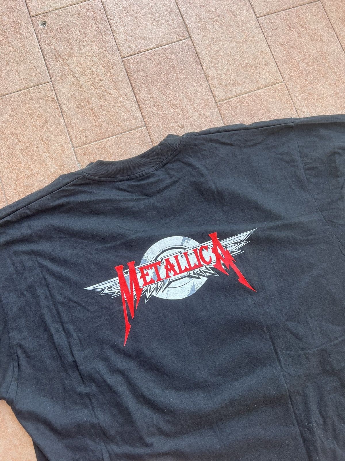Band Tees × Metallica × Vintage Vintage 90s Metallica This Shortest Straw Tee Size US XL / EU 56 / 4 - 6 Thumbnail