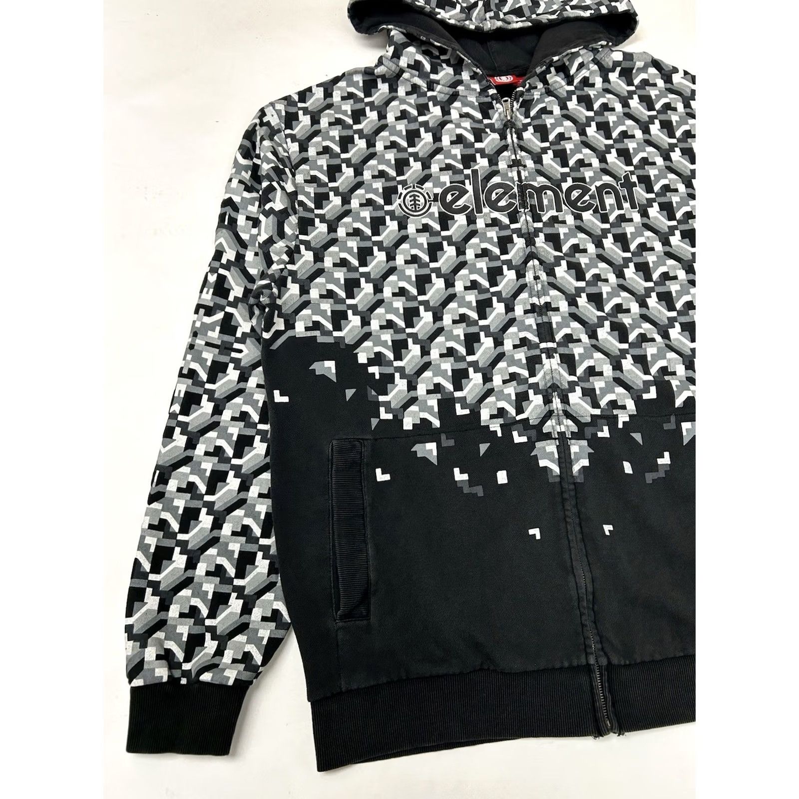 Element VINTAGE Element Skateboards Hoodie Graphic Y2K XL Skate 2000s Zip Black Mens Size US XL / EU 56 / 4 - 6 Thumbnail