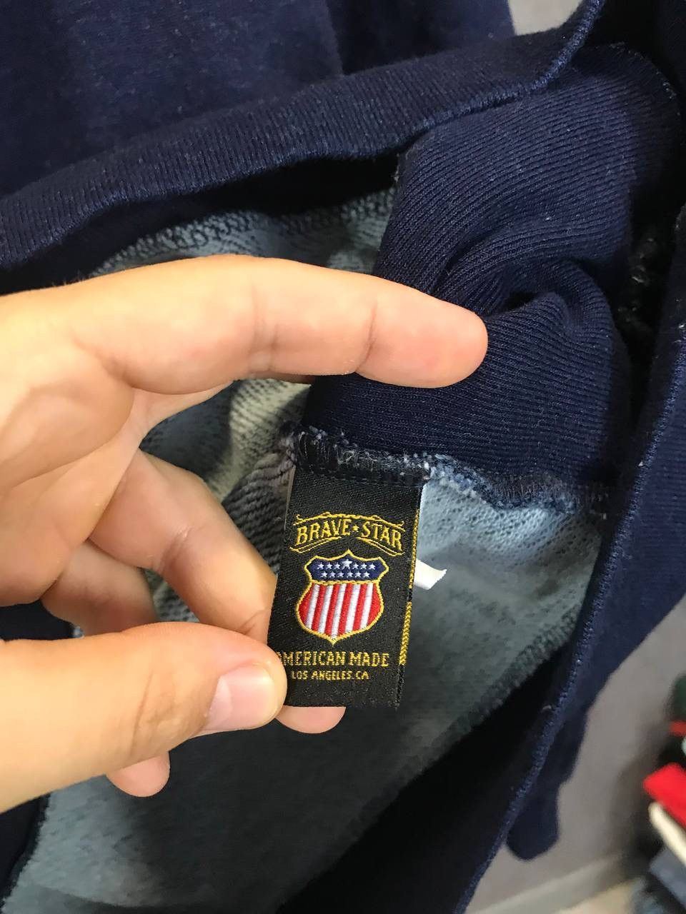 Brave Star Selvage Brave Star made in USA vintage indigo sweatshirt Size US XL / EU 56 / 4 - 5 Thumbnail
