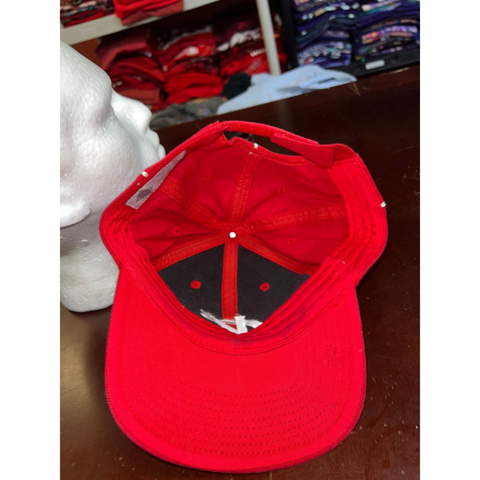 Vintage Kansas City Monarchs Hat NLBM Negro League Baseball Red Cap Size ONE SIZE - 6 Thumbnail