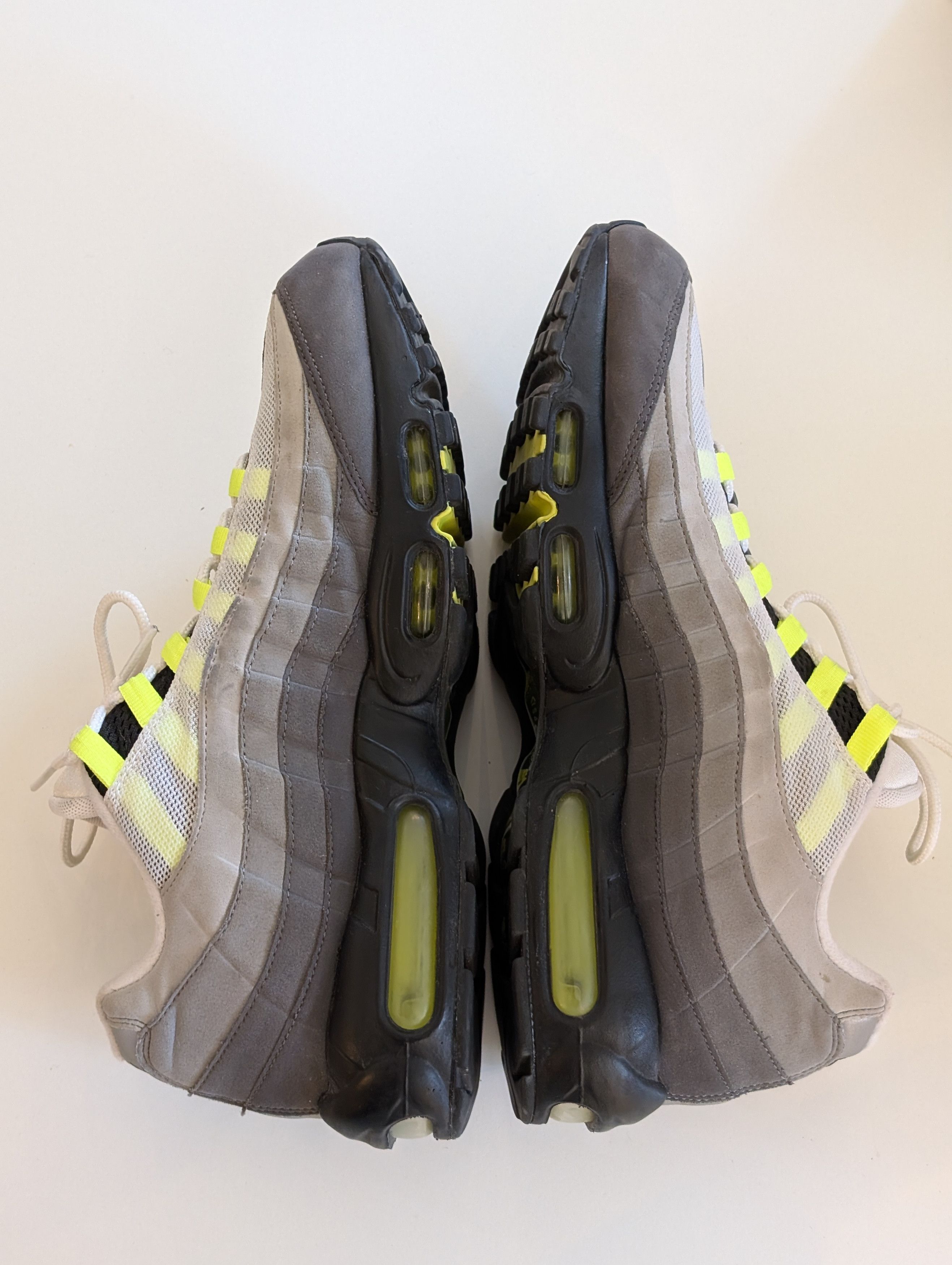Nike Nike Air Max 95 OG 'Neon' 2015 Size US 12 / EU 45 - 4 Thumbnail