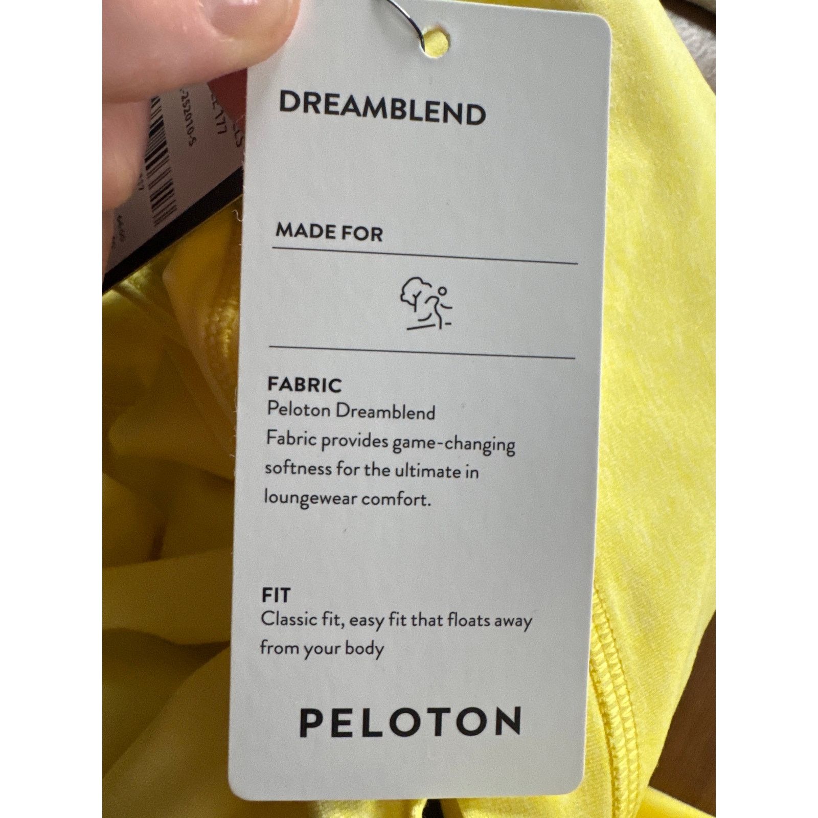 Peloton PELOTON Dreamblend Rolls Sleeve Boxy Cropped Tee 177 LEMON Size S / US 4 / IT 40 - 5 Thumbnail