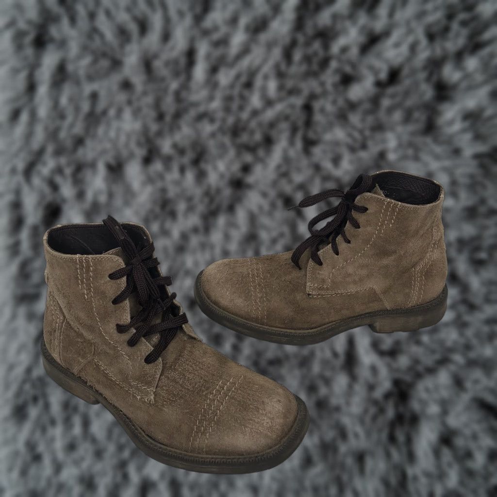 Bed Stu Bed Stu Charcoal gray Cap toe ankle boots mens 12  display picture 2