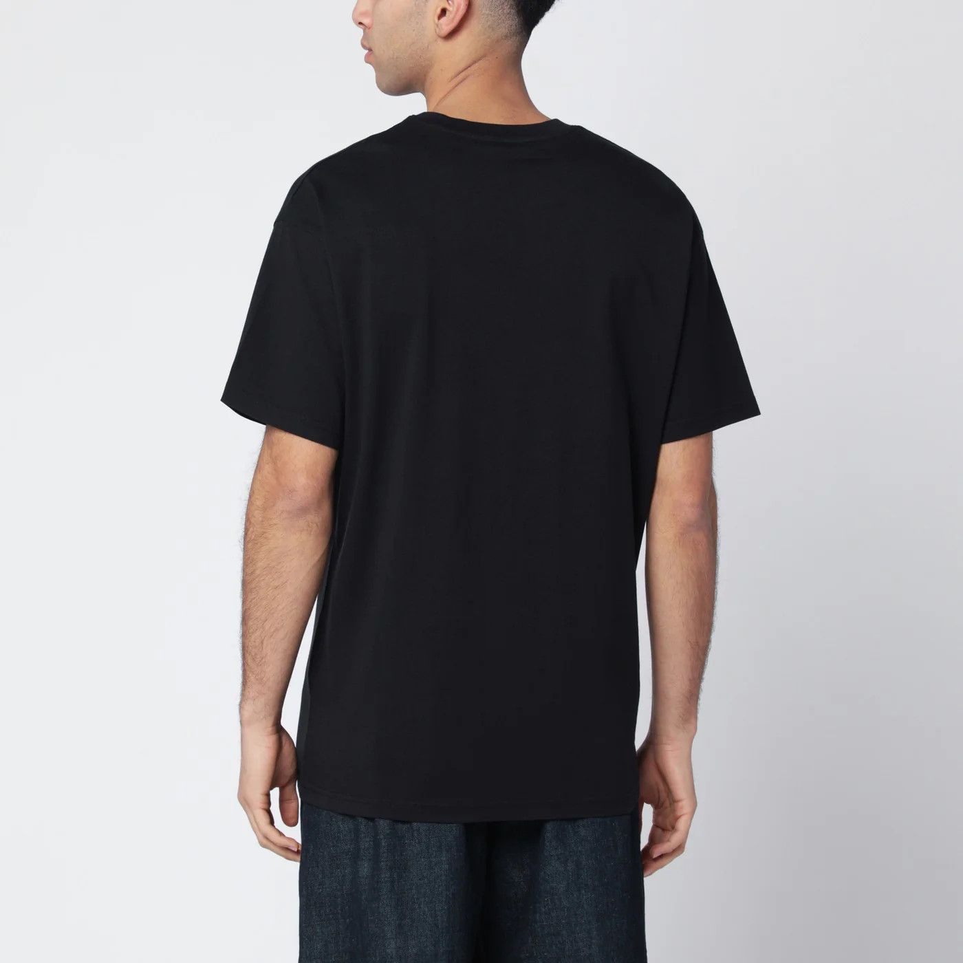 Givenchy o1d2blof0426 Cotton Logo Short Sleeve T-Shirt in Black Size US XL / EU 56 / 4 - 2 Thumbnail