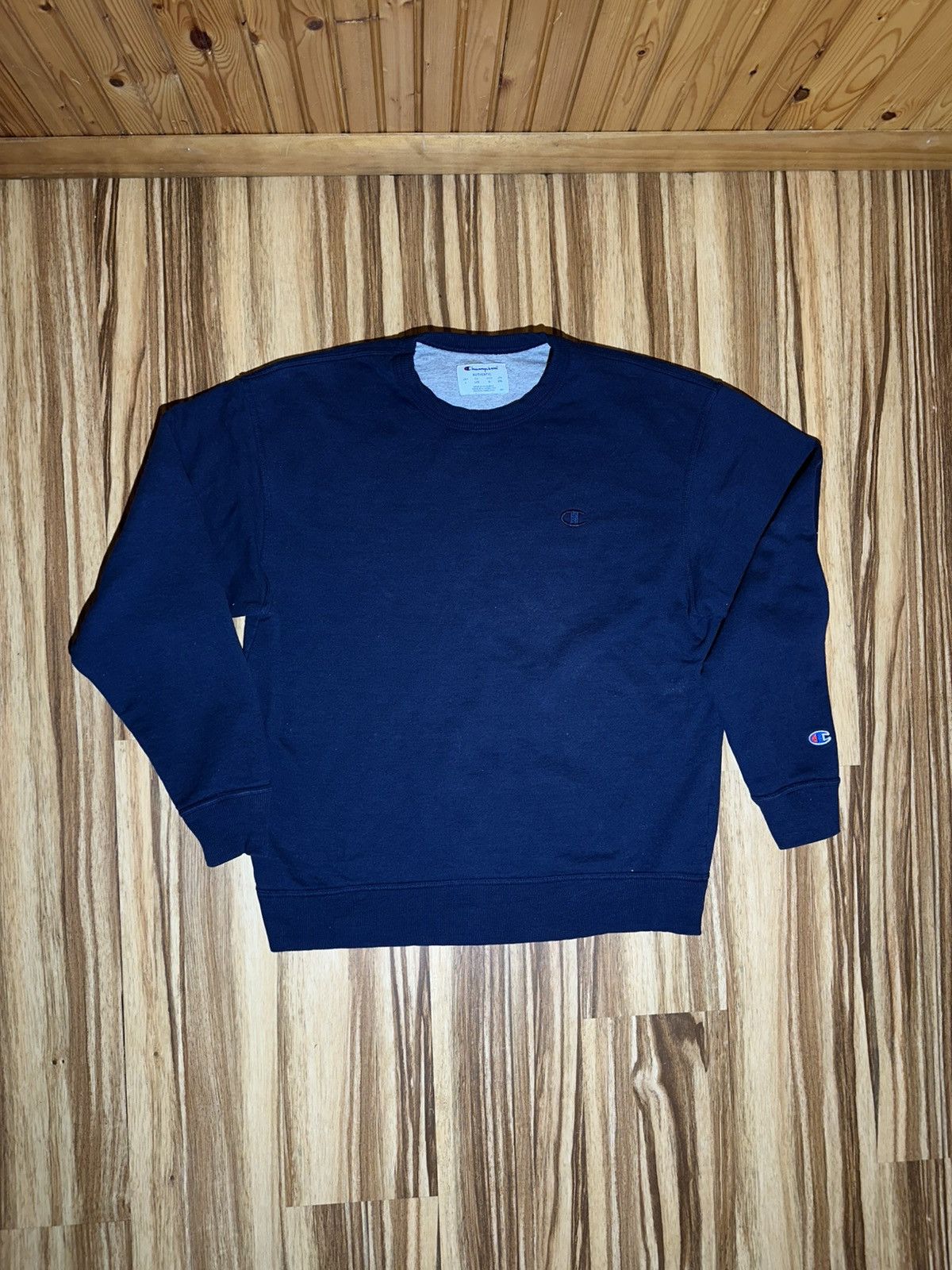 Champion Champion Men's Navy Blue crewneck Size US L / EU 52-54 / 3 - 1 Thumbnail