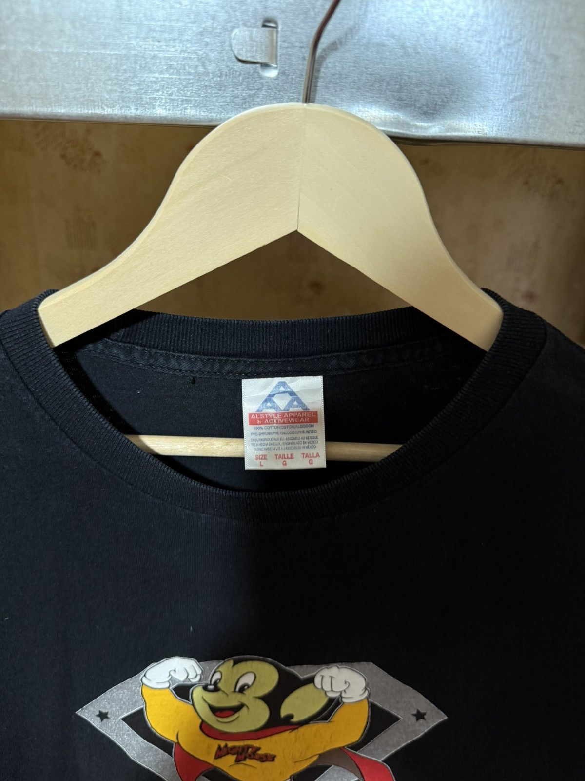 Cartoon Network × Vintage Vintage 2009 Superhero Mighty Mouse Cartoon T-Shirt Size US L / EU 52-54 / 3 - 5 Thumbnail