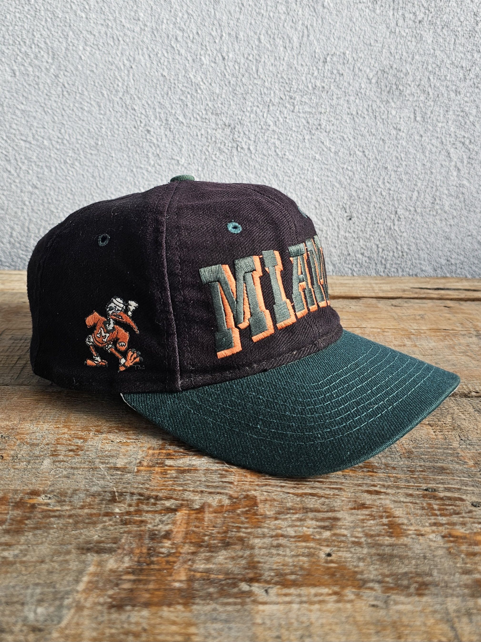 NCAA Miami Hurricanes TOW 90's Hat Size ONE SIZE - 2 Thumbnail