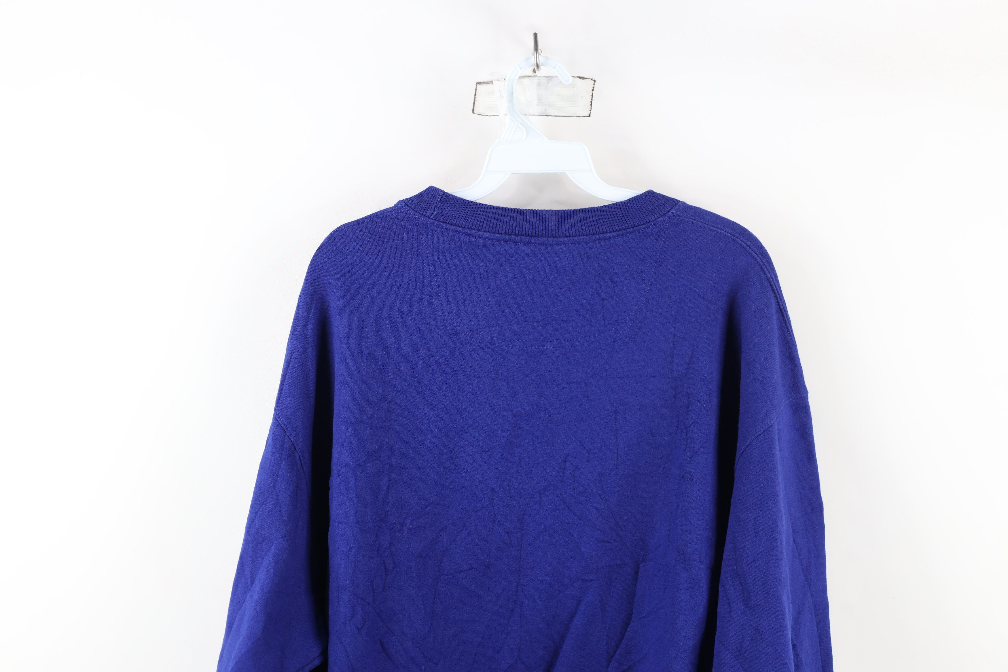 Champion × Vintage Vintage Y2K Champion Classic Logo Crewneck Sweatshirt Blue Size US XL / EU 56 / 4 - 12 Thumbnail