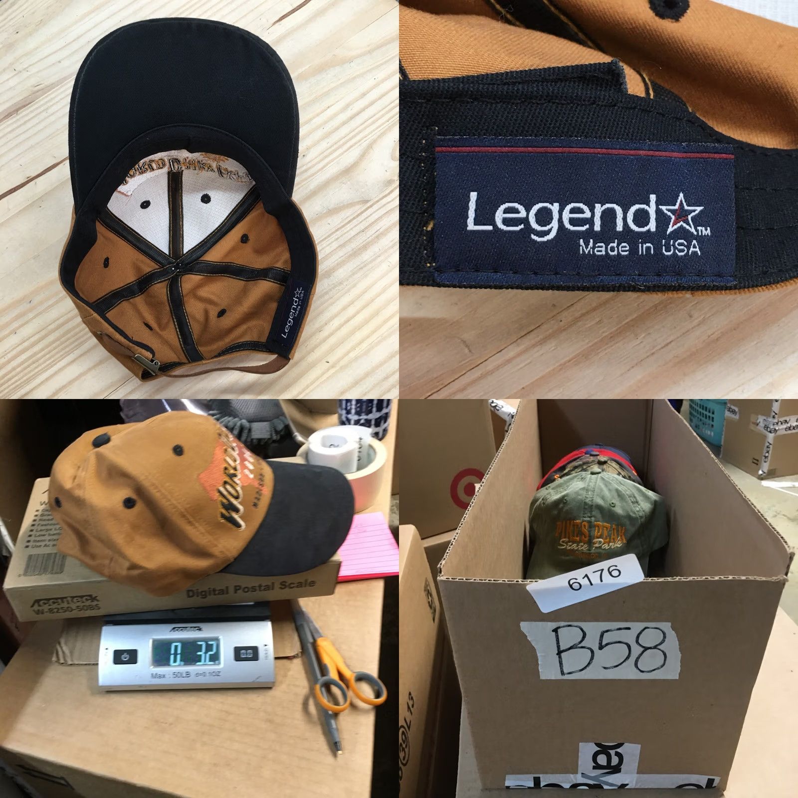 Vintage World Diary Expo 2004 Baseball Cap Hat Mens Size One Brown Adjustable Legend USA Size ONE SIZE - 8 Thumbnail