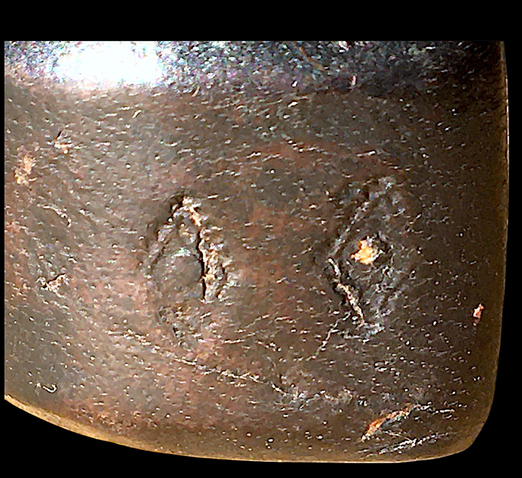 Vintage Tuareg Leather and Brass Cuff Bracelet – Algeria 1970s Size ONE SIZE - 9 Thumbnail