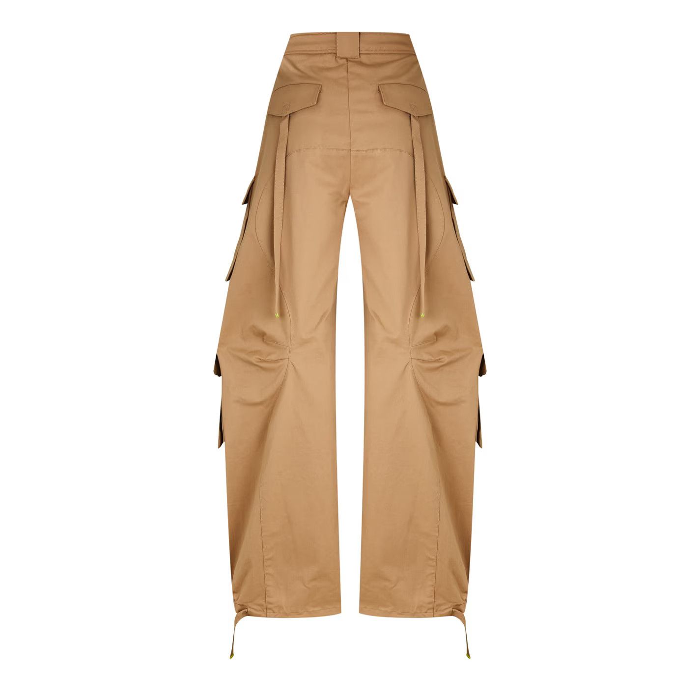 Off-White o1g2r1mq1224 Gabardine Cargo Trouser in Camel Size 28" / US 6 / IT 42 - 2 Thumbnail