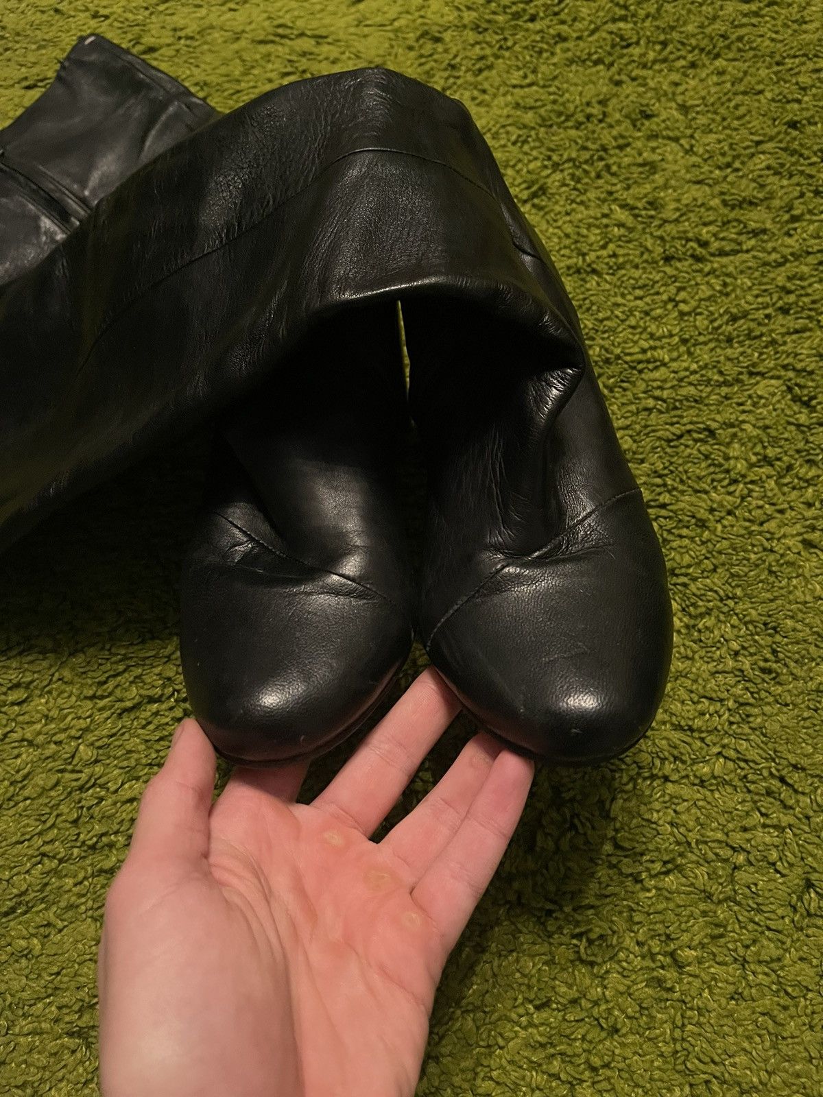 Designer × Maison Margiela Maison Martin Margiela avant garde real leather high boots Size US 7 / IT 37 - 6 Thumbnail