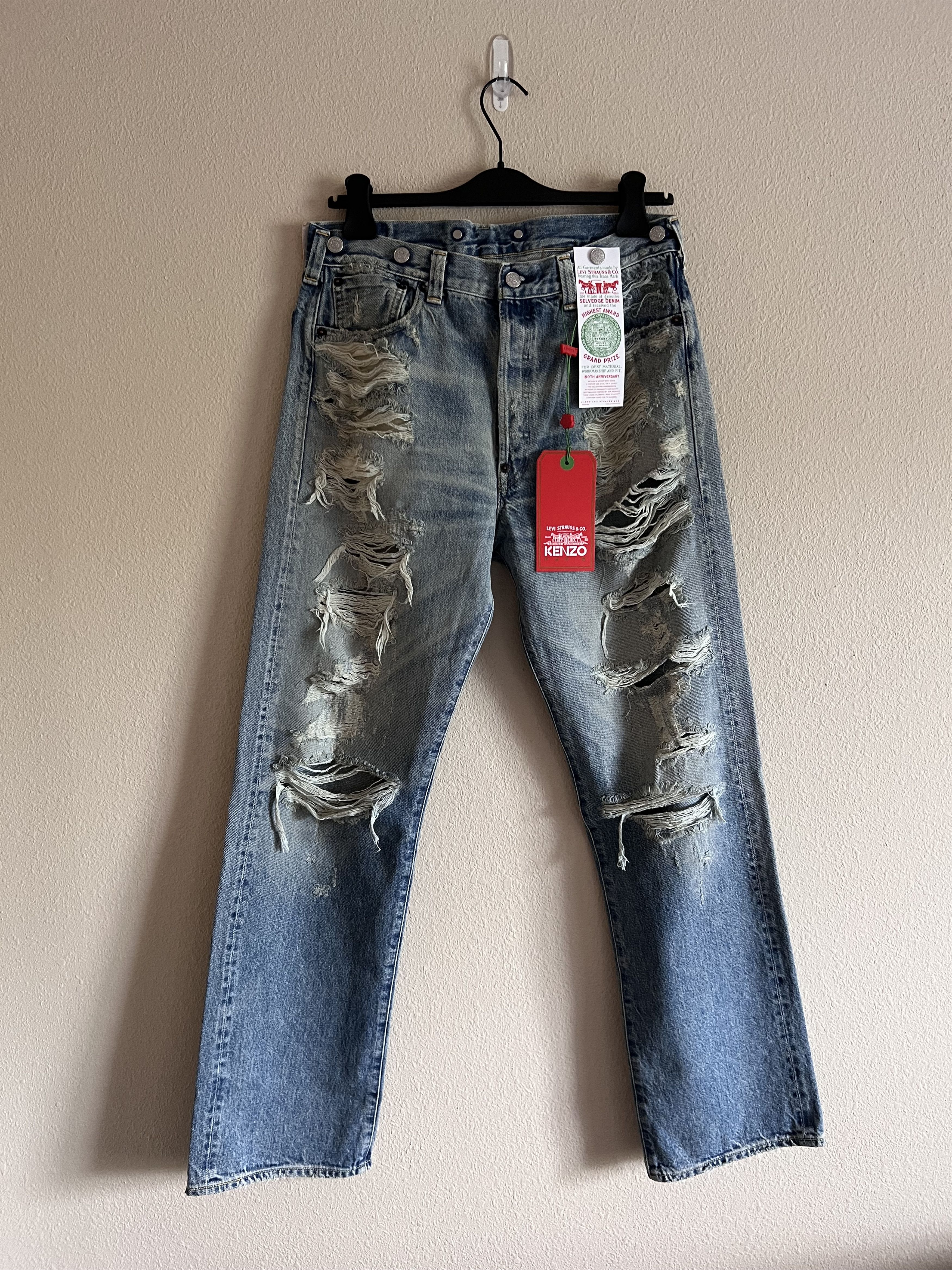 Kenzo × Levi's Levi's KENZO 1933 501 Jeans in BLue Size US 31 - 1 Thumbnail