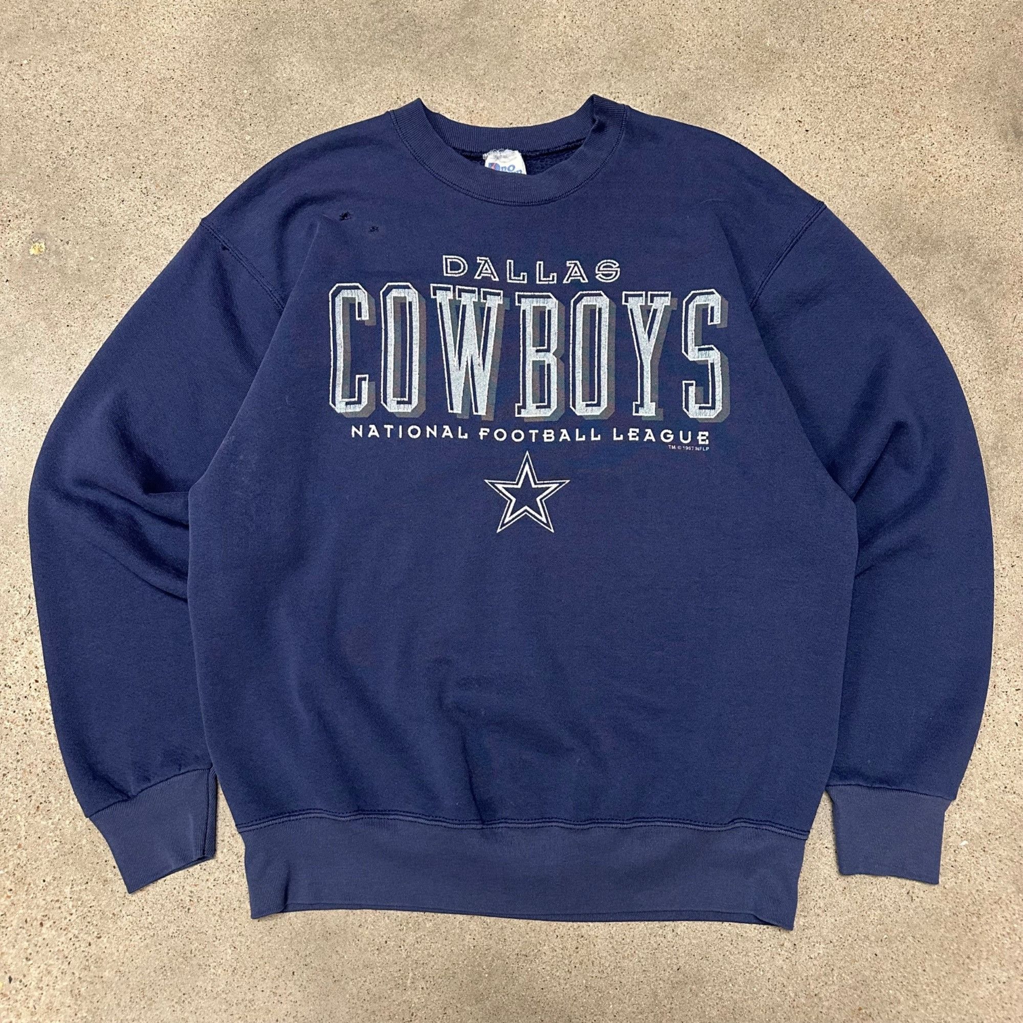 NFL × Vintage Vintage 1997 Dallas Cowboys Pro Player NFL Sweatshirt Size US L / EU 52-54 / 3 - 1 Thumbnail