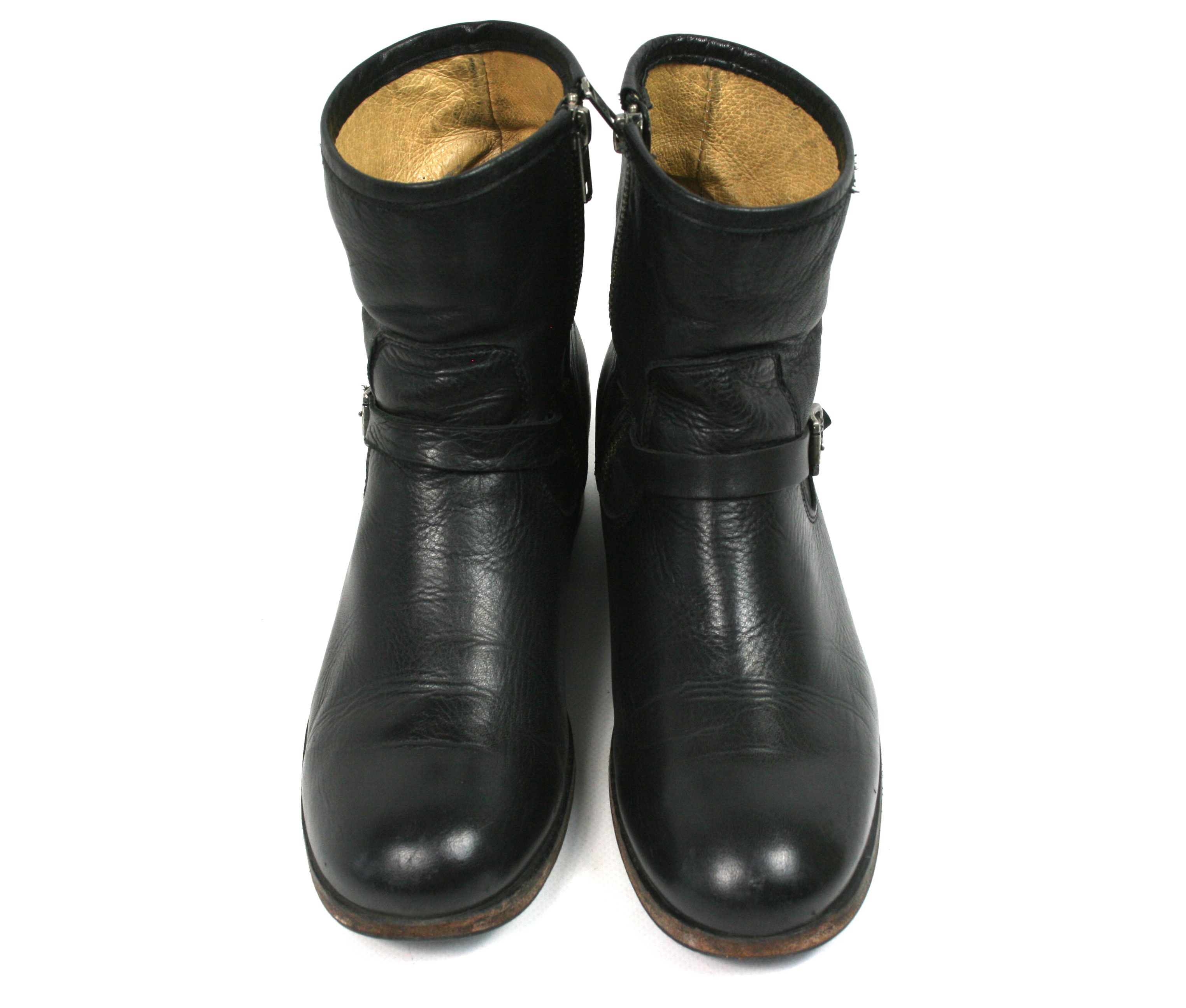 Frye Lynn Strap Ankle Boots Made in Mexico Size US 7.5 / IT 37.5 - 5 Thumbnail