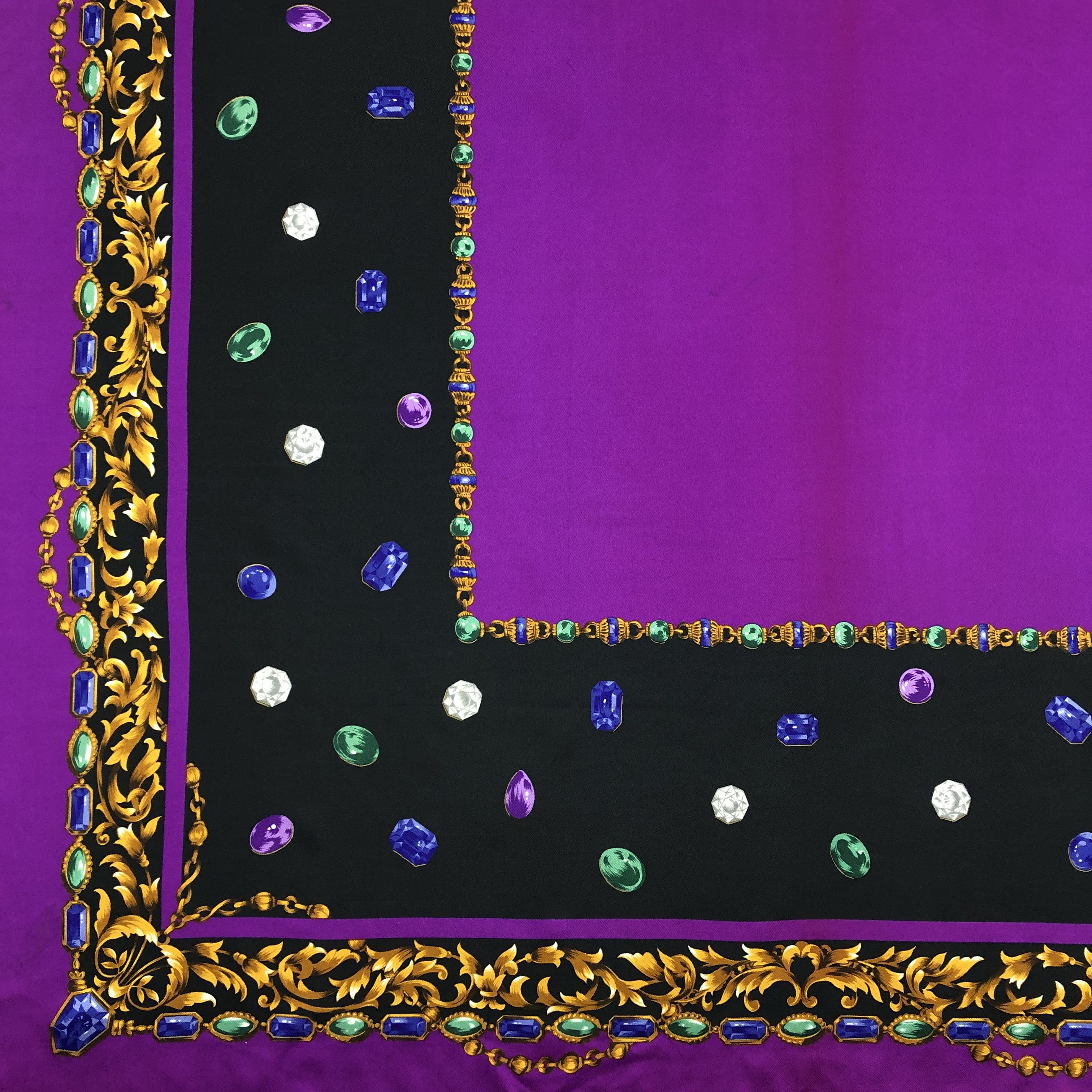 Valentino × Vintage Vintage Valentino Garavani SILK Scarf Stole Wraps Scarves Size ONE SIZE - 9 Thumbnail
