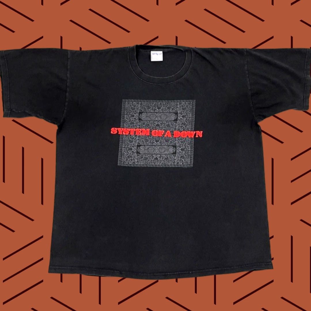 Vintage VINTAGE System Of A Down Shirt Mens 2XL Black Toxicity Band Tour Graphic 2002 Size US XXL / EU 58 / 5 - 1 Thumbnail