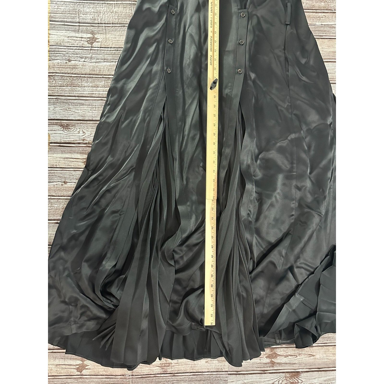 Banana Republic Banana Republic x Peter Do Satin Dress sz M color black NWT Size M / US 6-8 / IT 42-44 - 7 Thumbnail