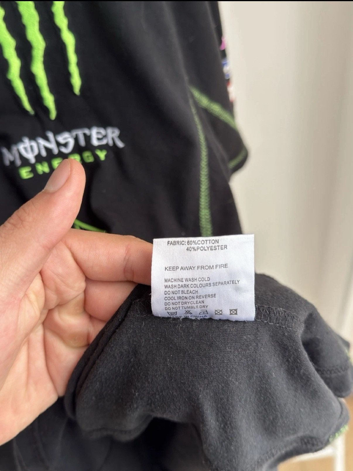 Gentle Monster Monster Energy Vintage Racing Polo Shirt Black Mens Size Xl Size US XL / EU 56 / 4 - 9 Thumbnail