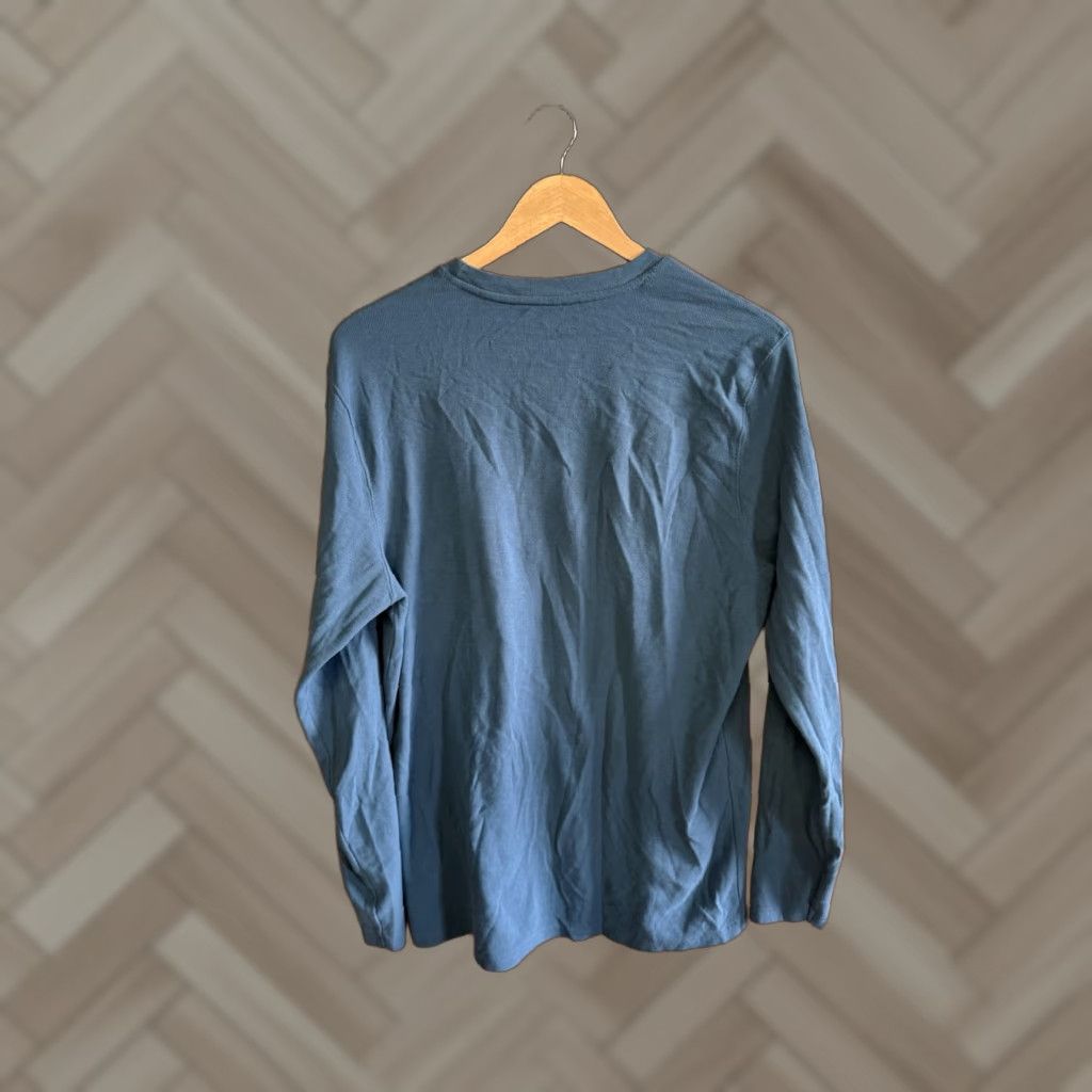 Volcom Volcom Mens Blue Long Sleeve Waffled Graphic T-Shirt L Size Shirt Mens Blues/Graphic 90s Style Size US L / EU 52-54 / 3 - 1 Thumbnail