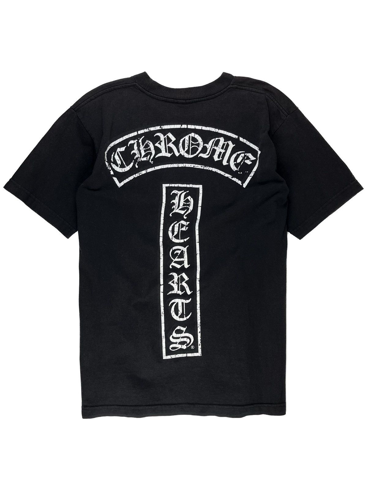 CHROME HEARTS ヴィンテージ　ブラック Tシャツ Pre-owned Chrome Hearts X Vintage Chrome Hearts Vintage T Bar Star