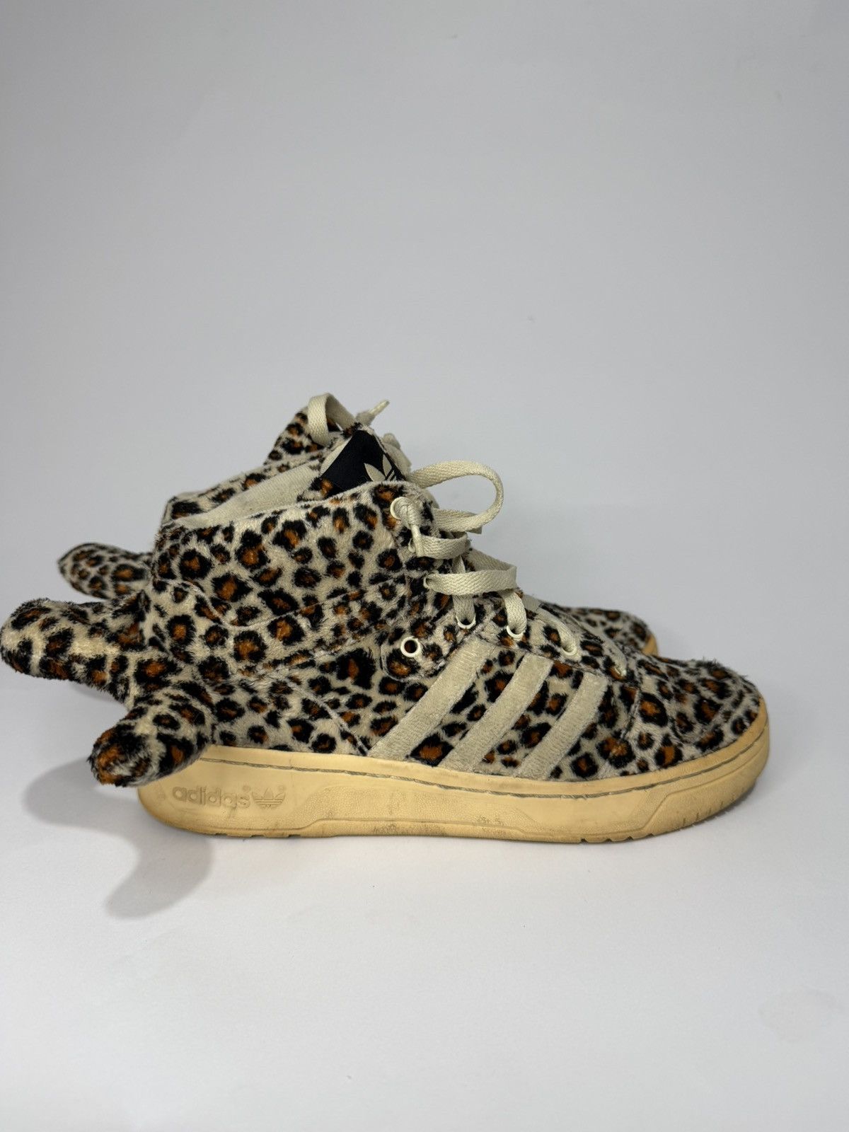 Adidas × Jeremy Scott Adidas Originals JS Instinct Hi Leopard Tail Sneakers Size US 8 / EU 41 - 4 Thumbnail