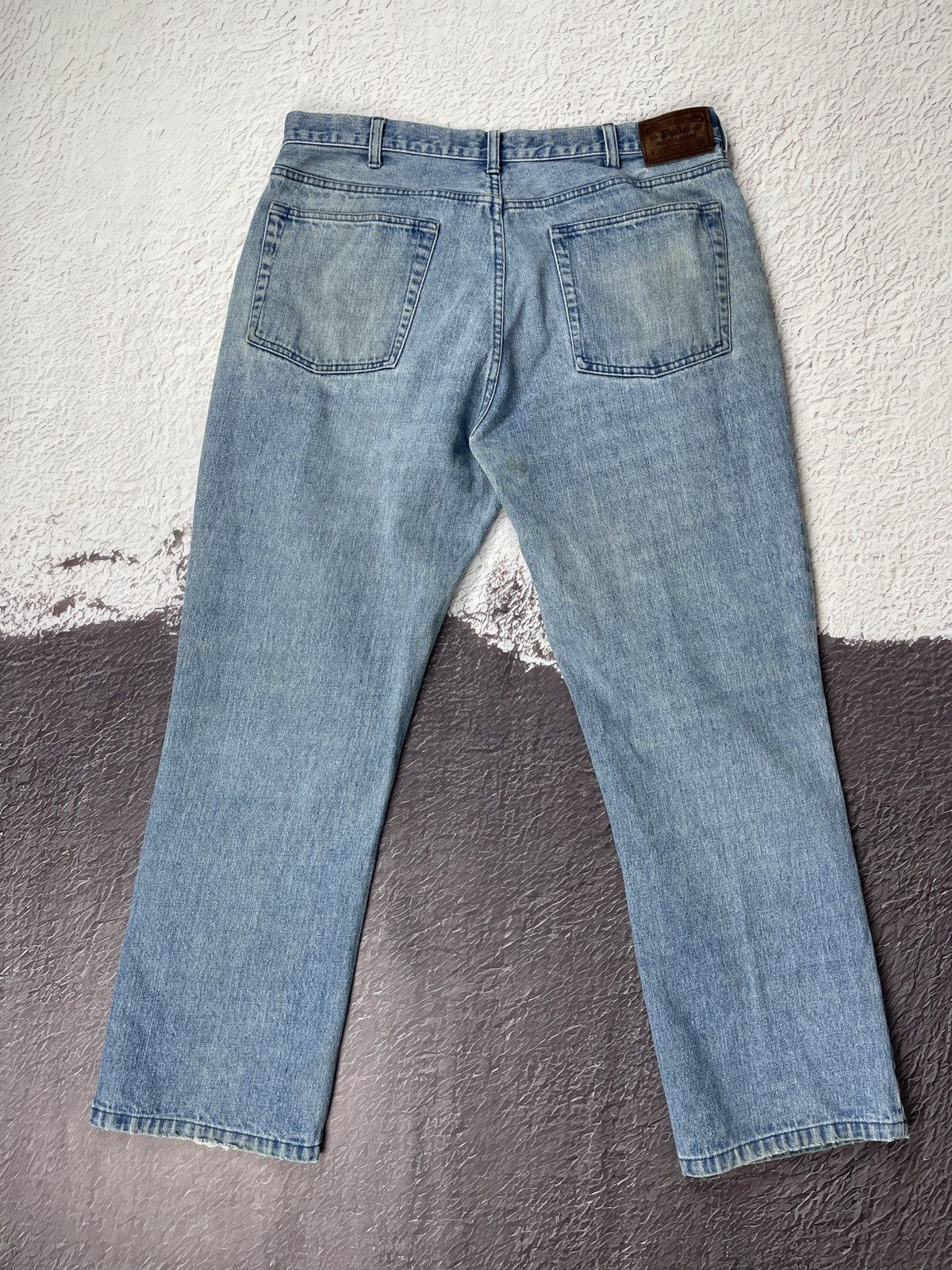 Polo Ralph Lauren Polo Ralph Lauren vintage blue faded distressed jeans denim Size US 36 / EU 52 - 12 Thumbnail