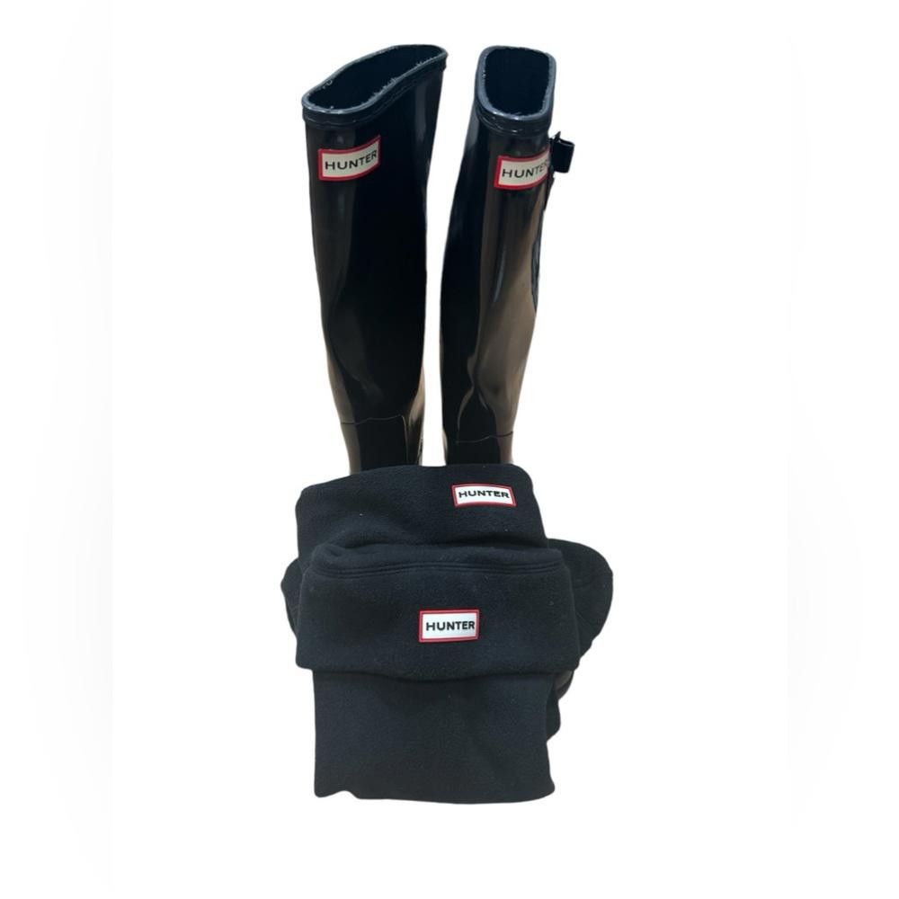 Hunter Hunter Women's Original Refined Tall Gloss Rain Boots size 6 Size US 6 / IT 36 - 7 Thumbnail